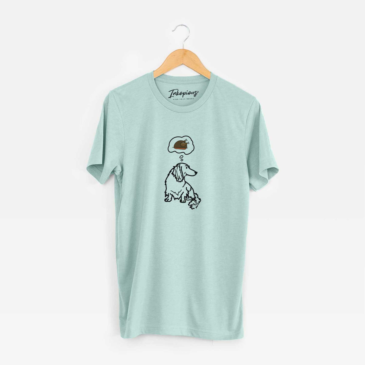 Turkey Thoughts Dachshund - Bella - Unisex Crewneck