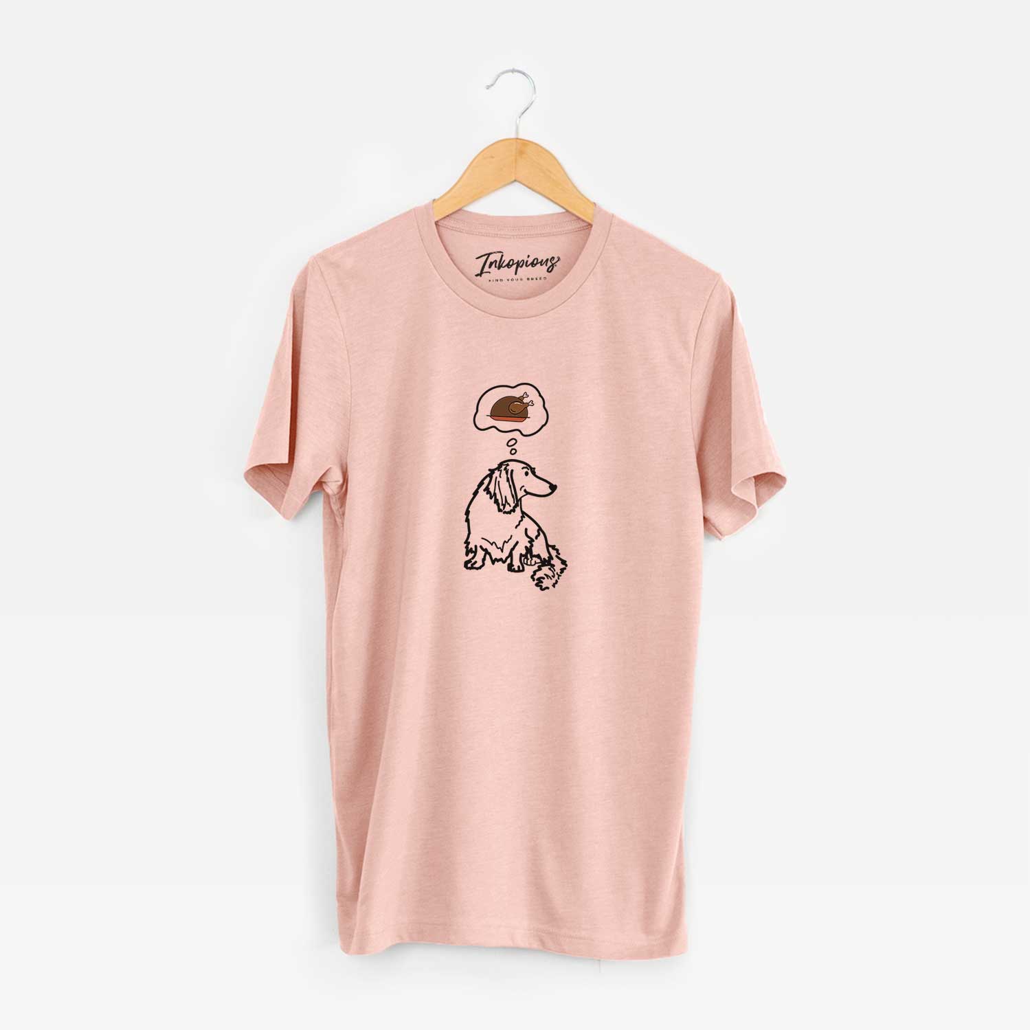 Turkey Thoughts Dachshund - Bella - Unisex Crewneck