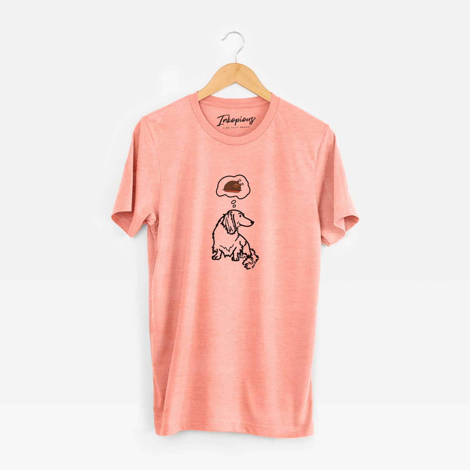 Turkey Thoughts Dachshund - Bella - Unisex Crewneck