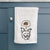 Turkey Thoughts Pug Boston Terrier Mix - Bella - Decorative Hand Towel