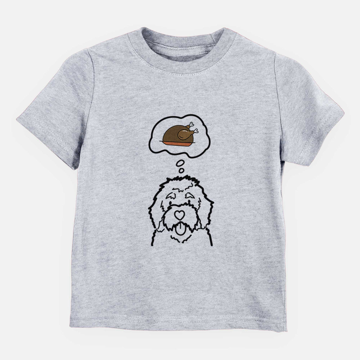 Turkey Thoughts Bernedoodle - Kids/Youth/Toddler Shirt