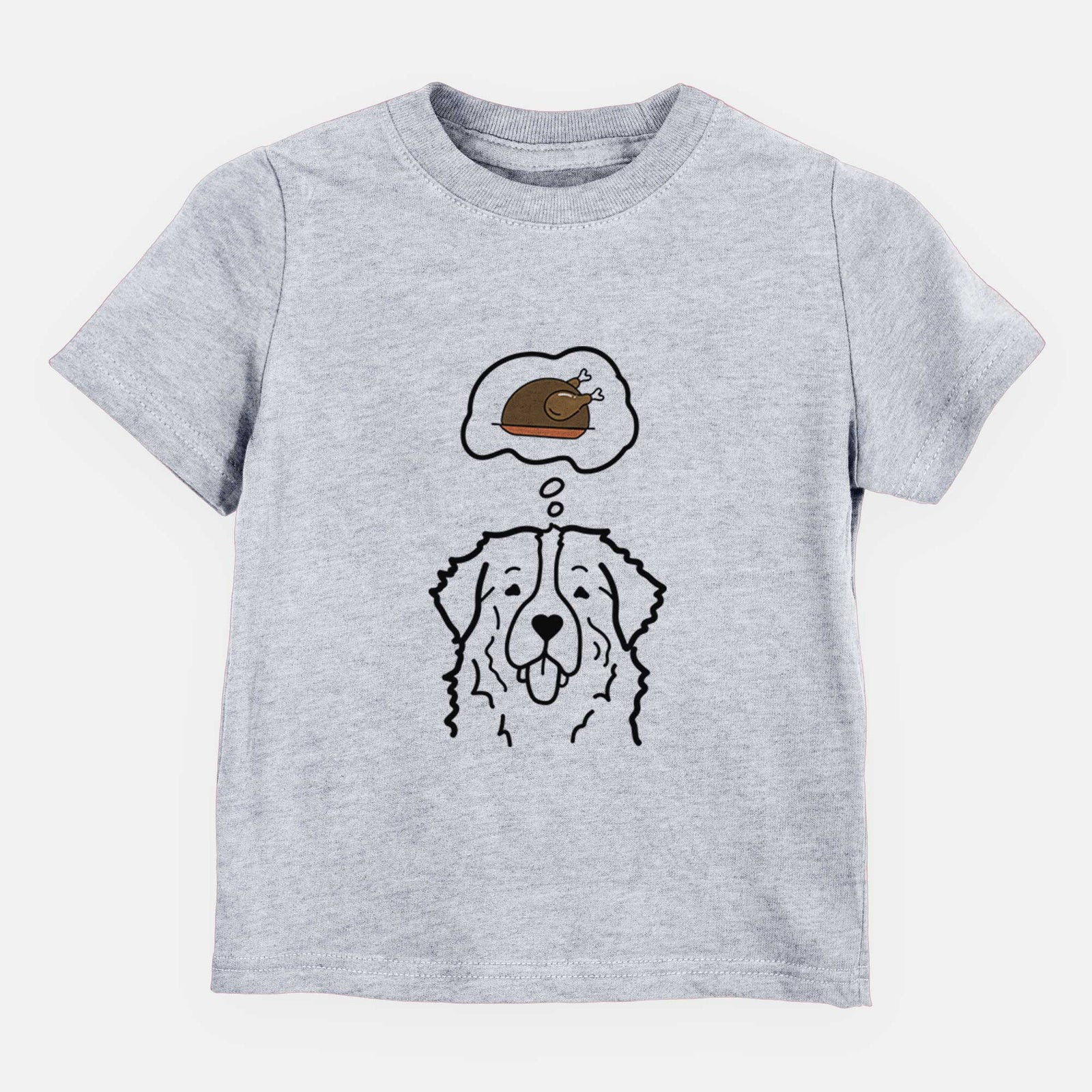 Turkey Thoughts Bernese Mountain Dog - Kids/Youth/Toddler Shirt