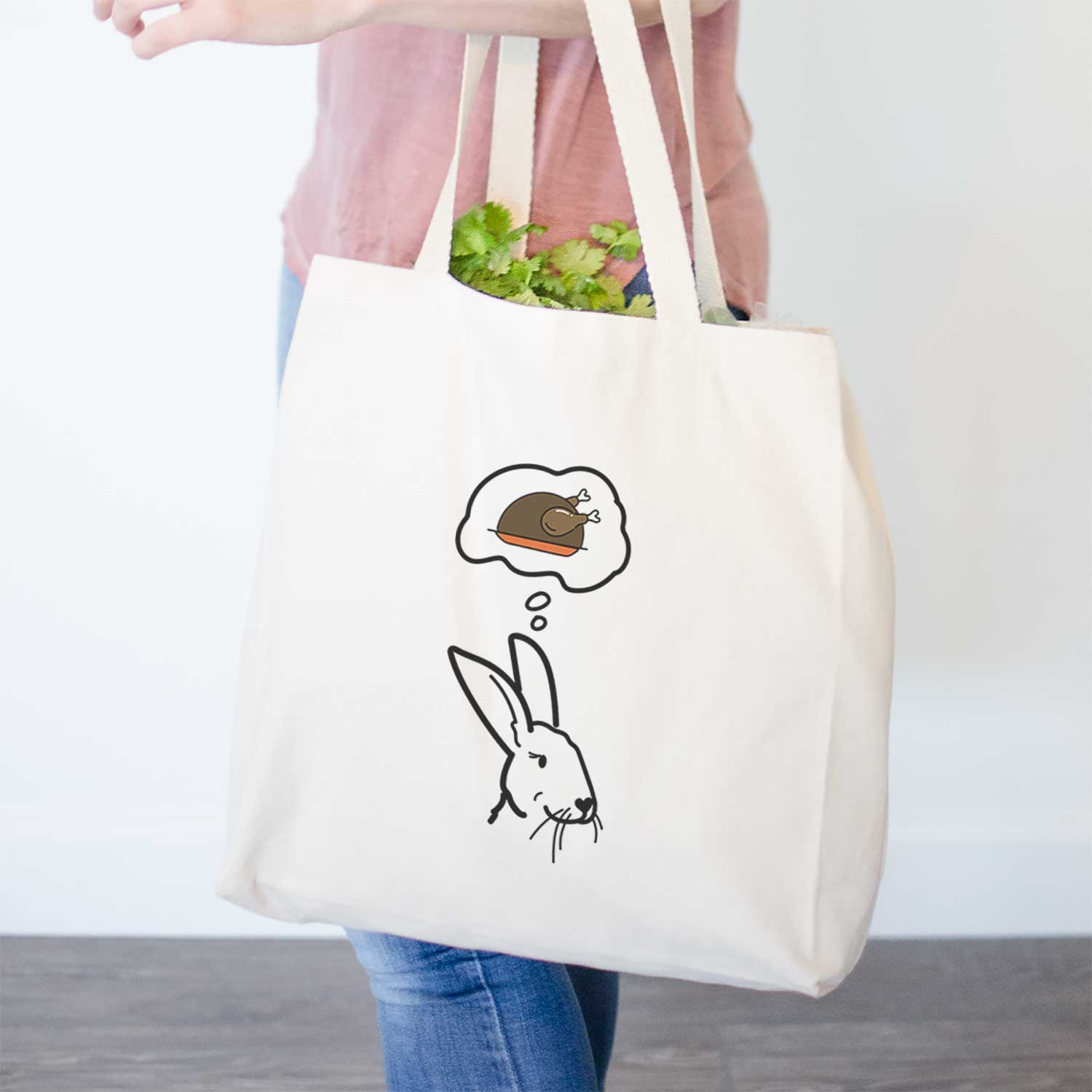 Turkey Thoughts Rex Rabbit - Betsy - Tote Bag