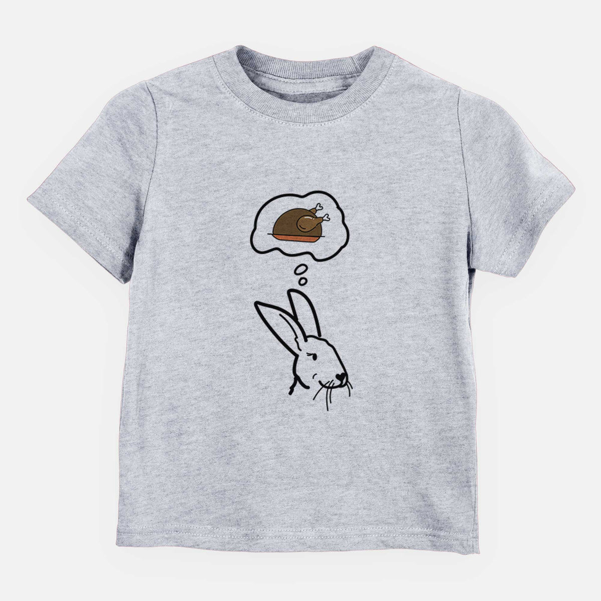 Turkey Thoughts Rex Rabbit - Betsy - Kids/Youth/Toddler Shirt