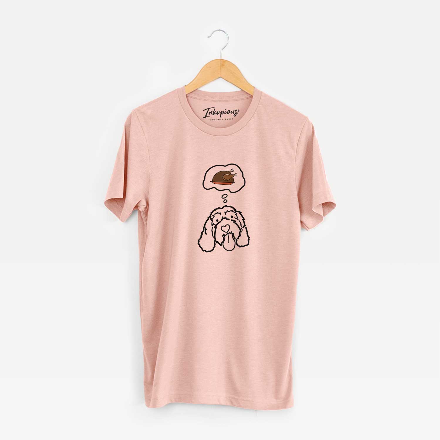 Turkey Thoughts Portguese Water Dog - Bo - Unisex Crewneck