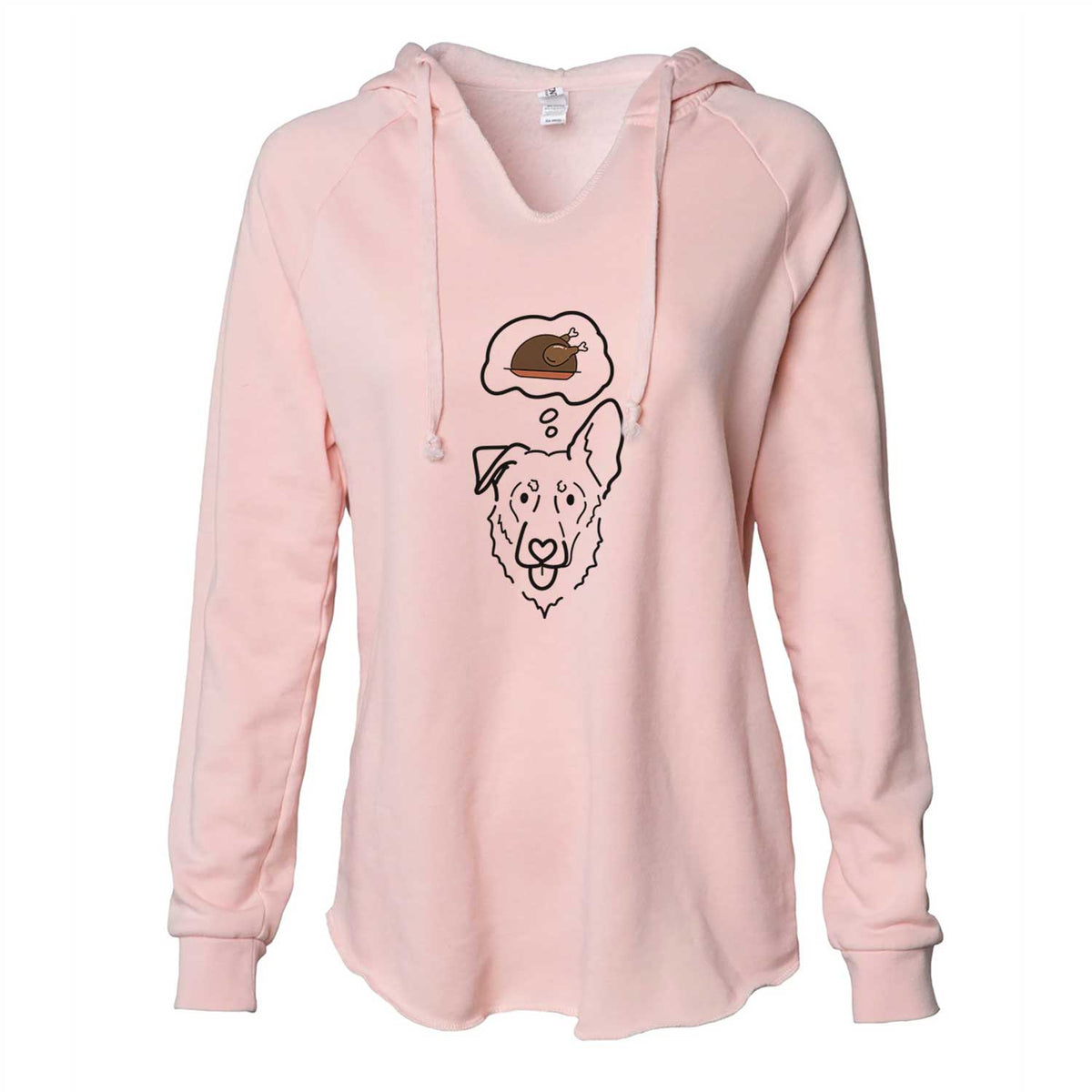 Turkey Thoughts Shepherd Mix - Bodhi - Cali Wave Hooded Sweatshirt