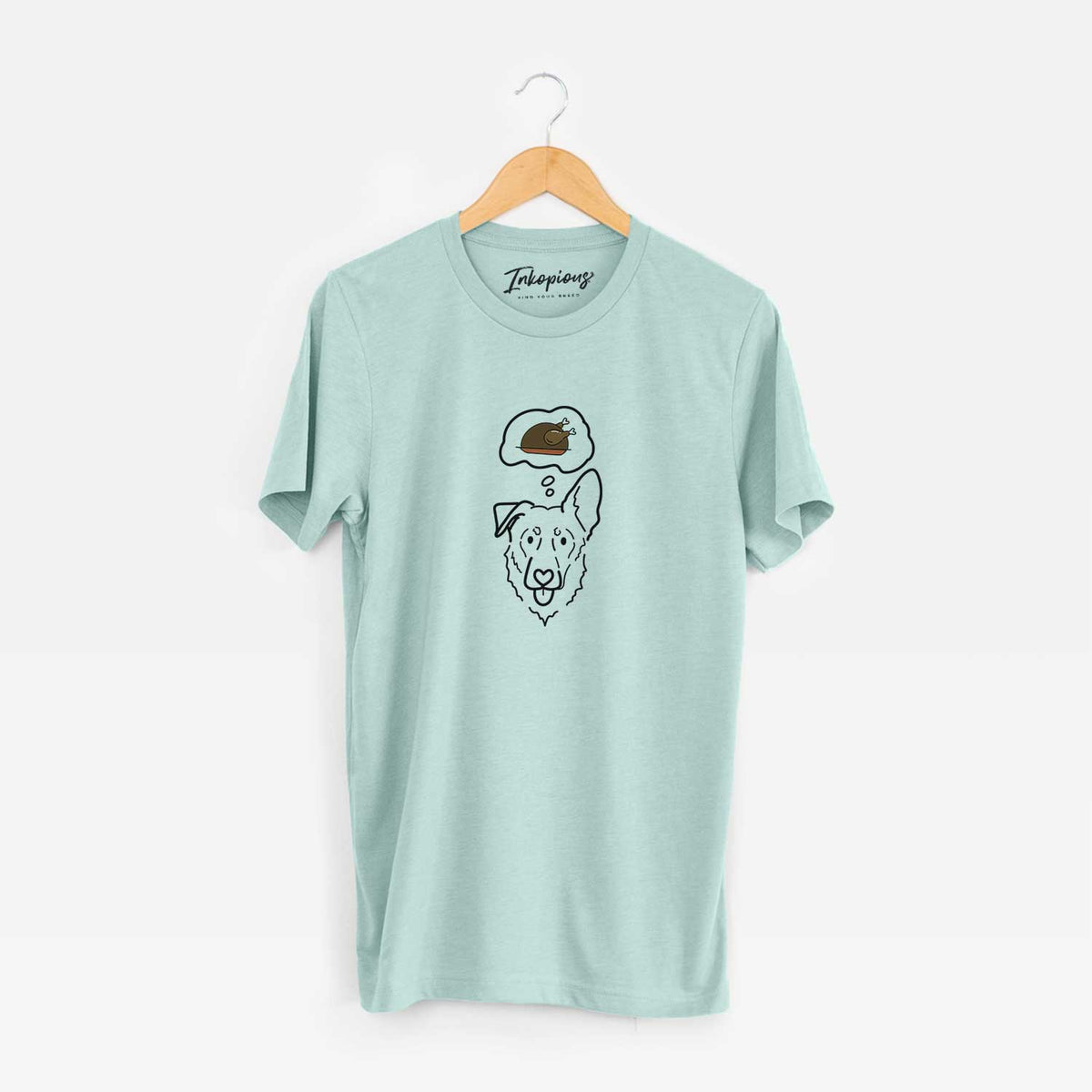 Turkey Thoughts Shepherd Mix - Bodhi - Unisex Crewneck