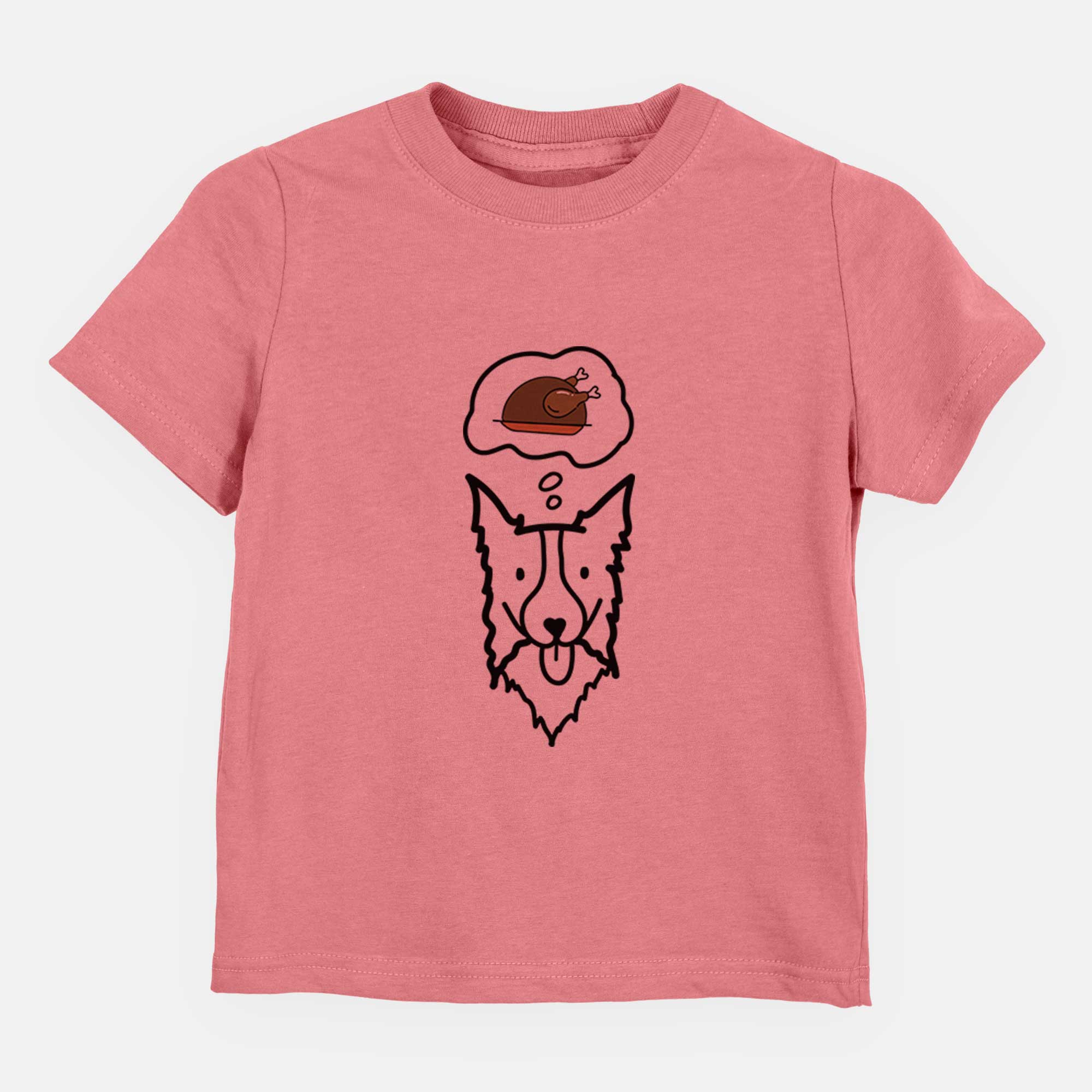 Turkey Thoughts Border Collie - Kids/Youth/Toddler Shirt