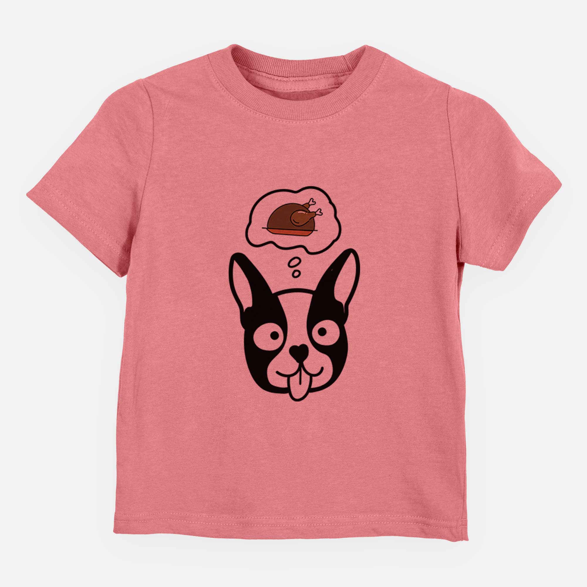 Turkey Thoughts Boston Terrier - Kids/Youth/Toddler Shirt