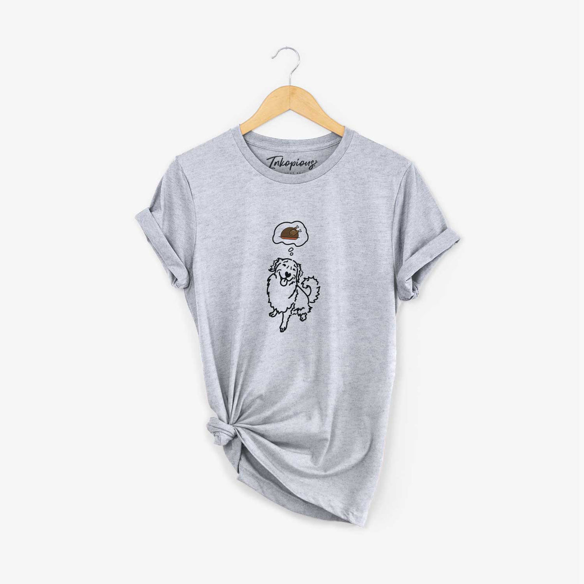 Turkey Thoughts Golden Retriever - Brinkley - Unisex Crewneck