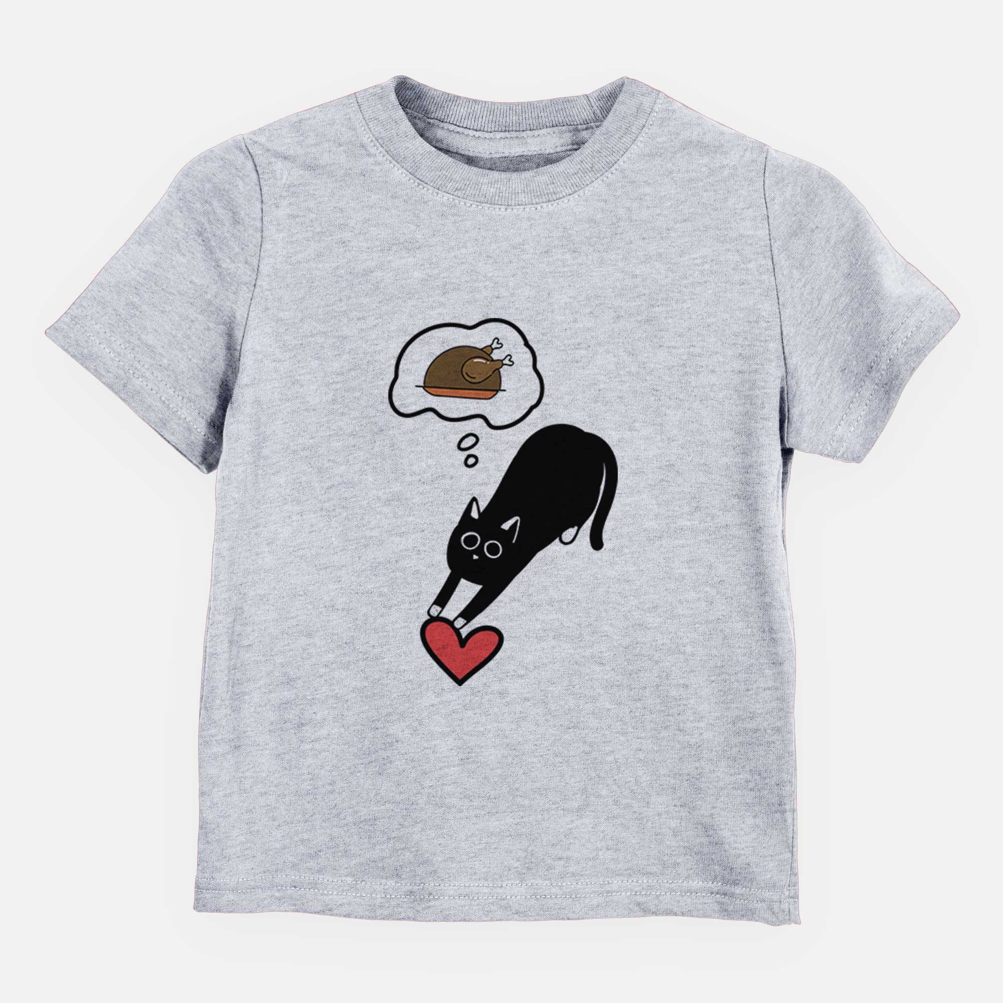 Turkey Thoughts Black Cat - Bug - Kids/Youth/Toddler Shirt