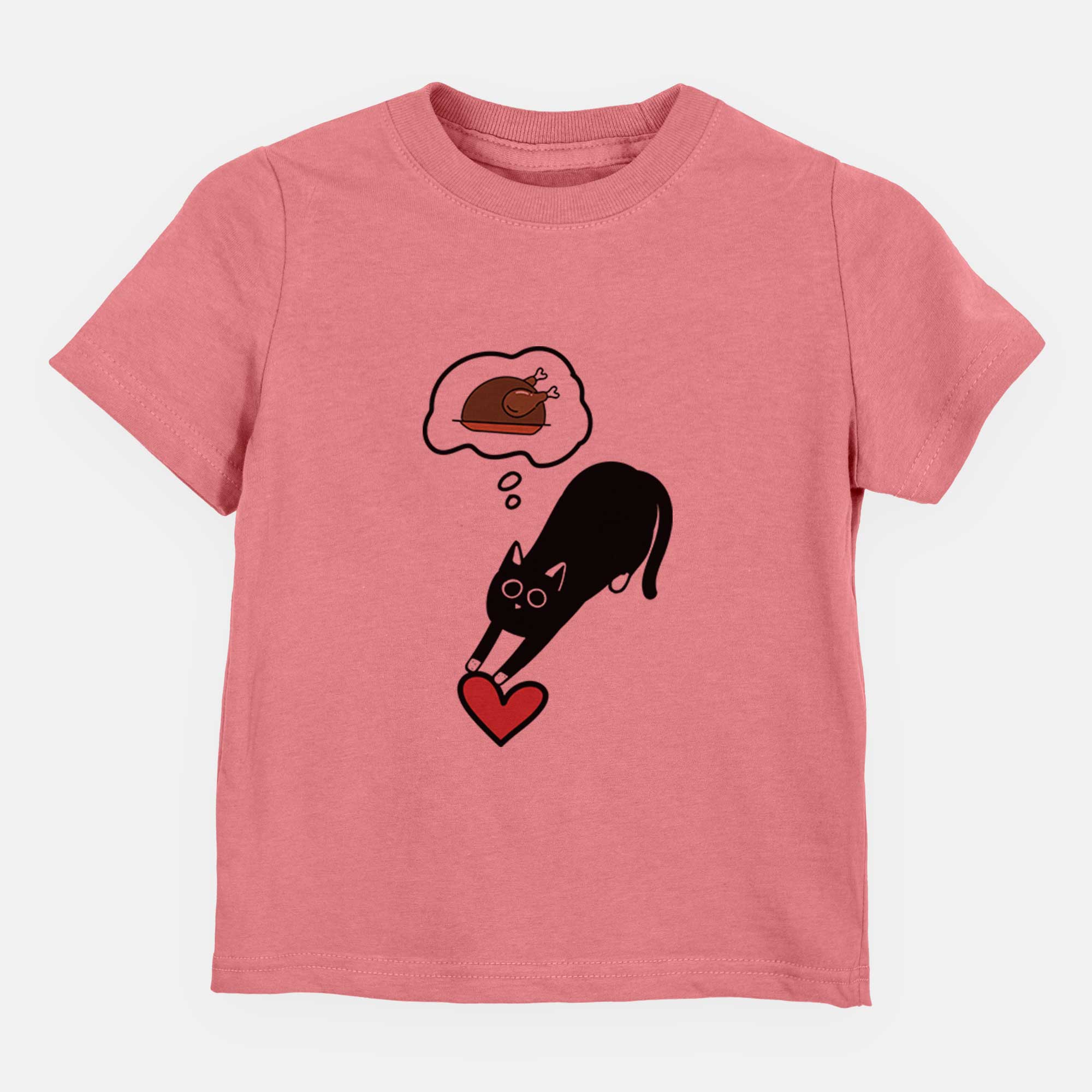 Turkey Thoughts Black Cat - Bug - Kids/Youth/Toddler Shirt