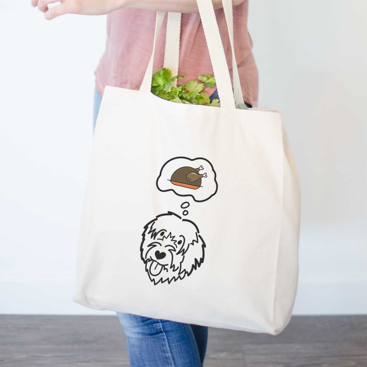 Turkey Thoughts Catalan Sheepdog - Tote Bag