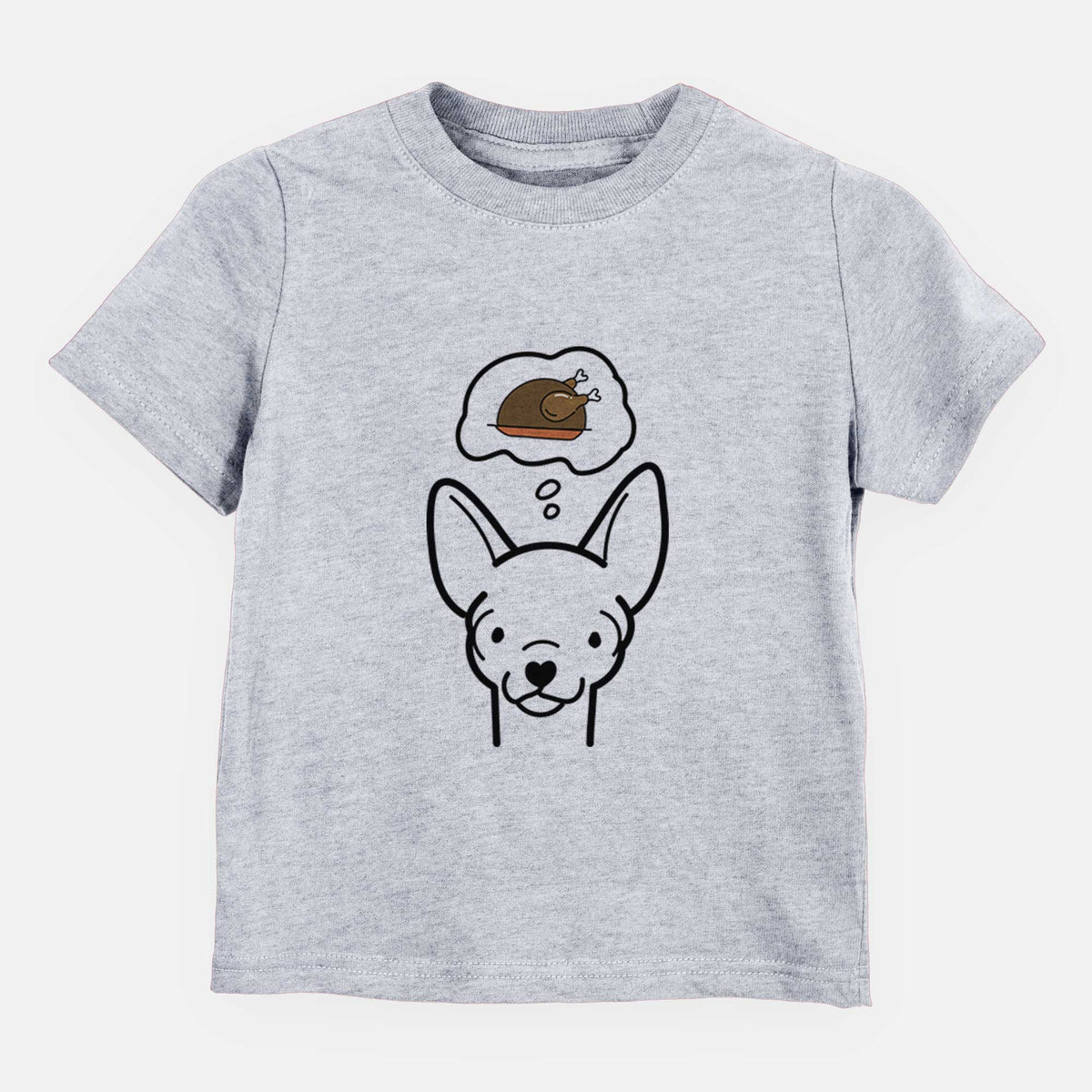 Turkey Thoughts Chihuahua - Kids/Youth/Toddler Shirt