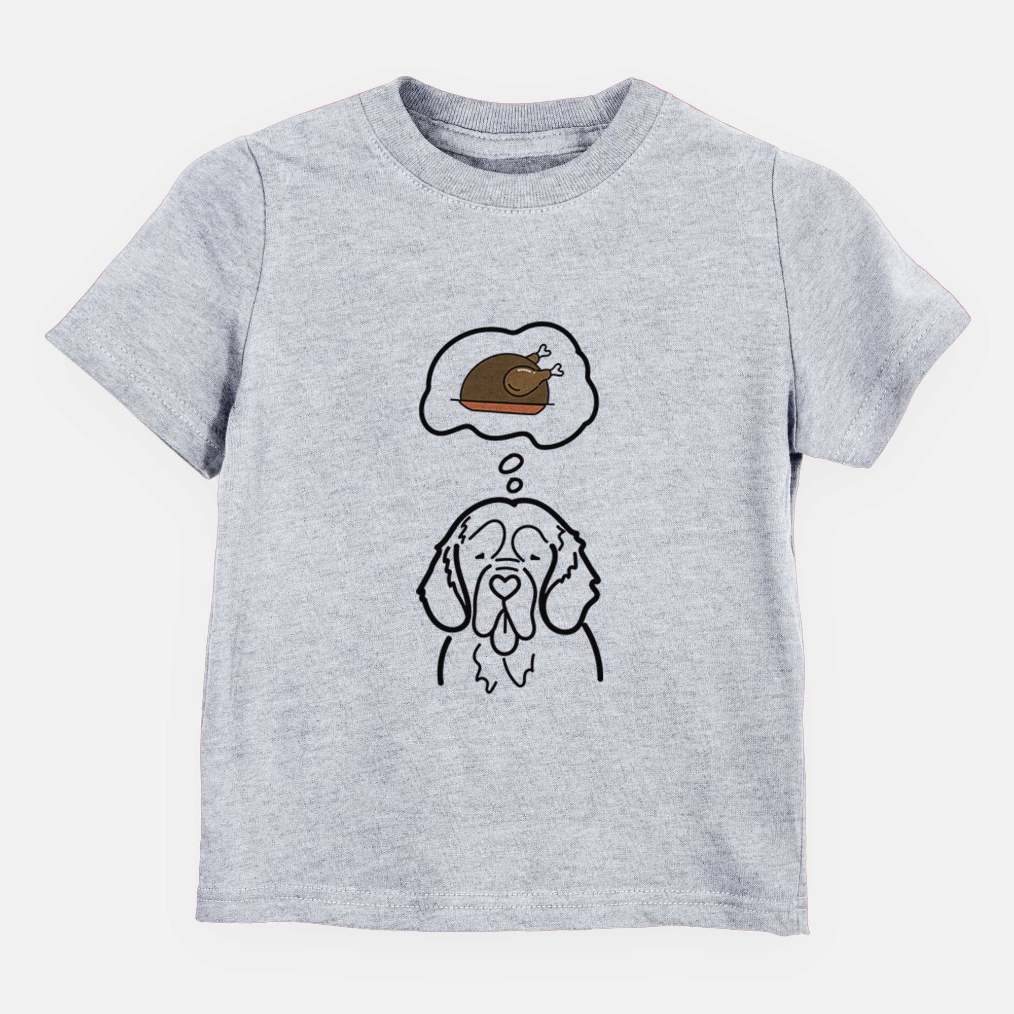 Turkey Thoughts Clumber Spaniel - Kids/Youth/Toddler Shirt