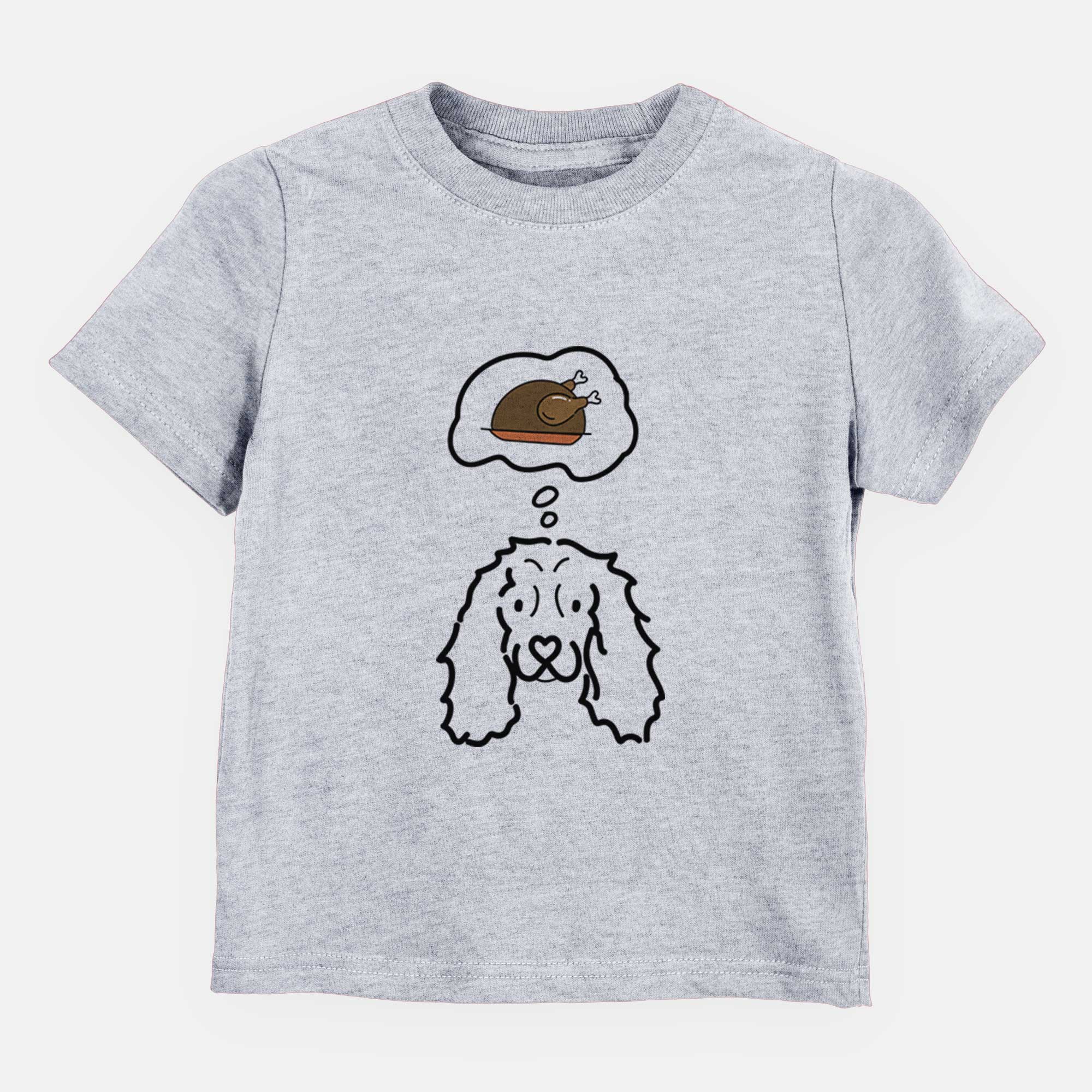 Turkey Thoughts American Cocker Spaniel - Kids/Youth/Toddler Shirt