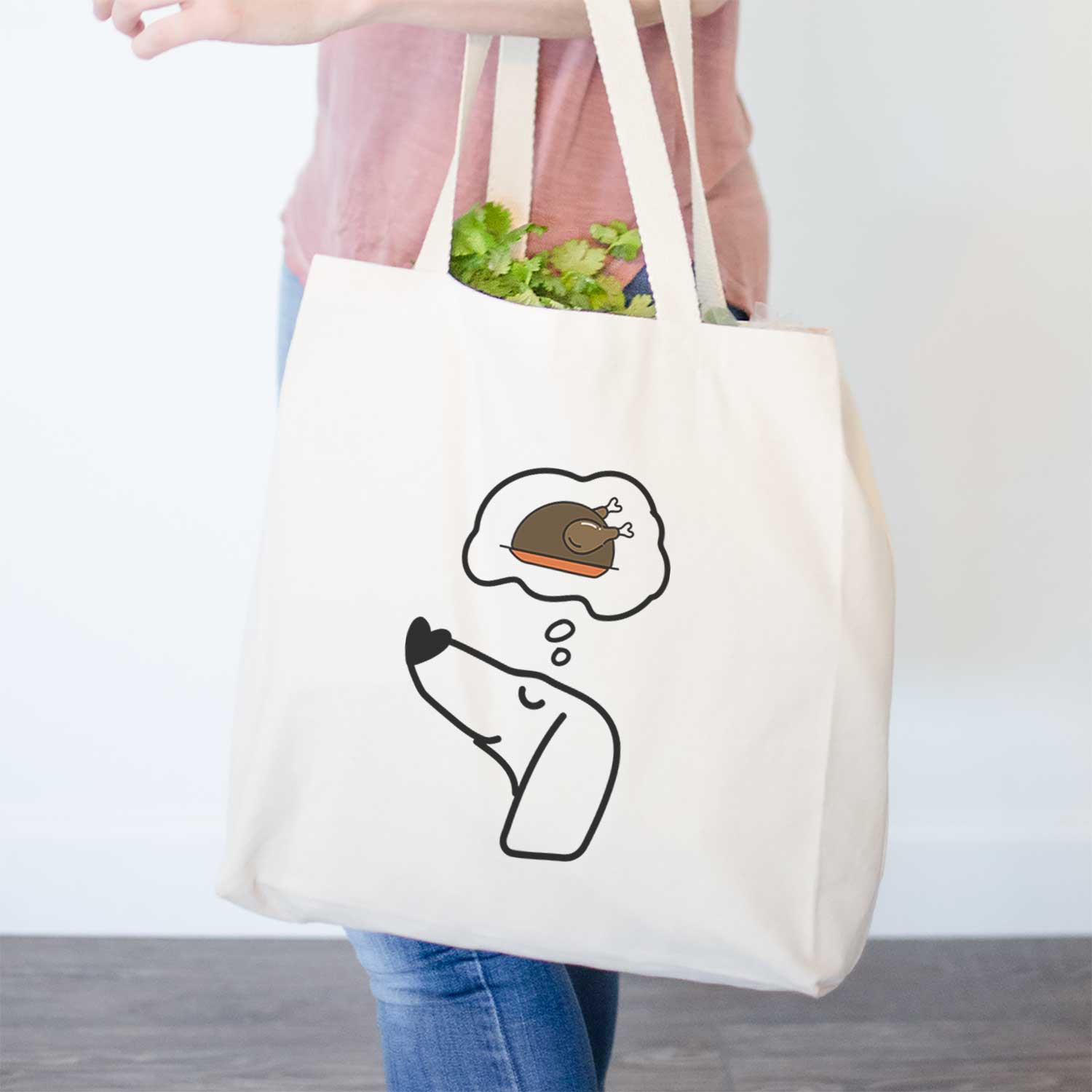 Turkey Thoughts Dachshund - Tote Bag