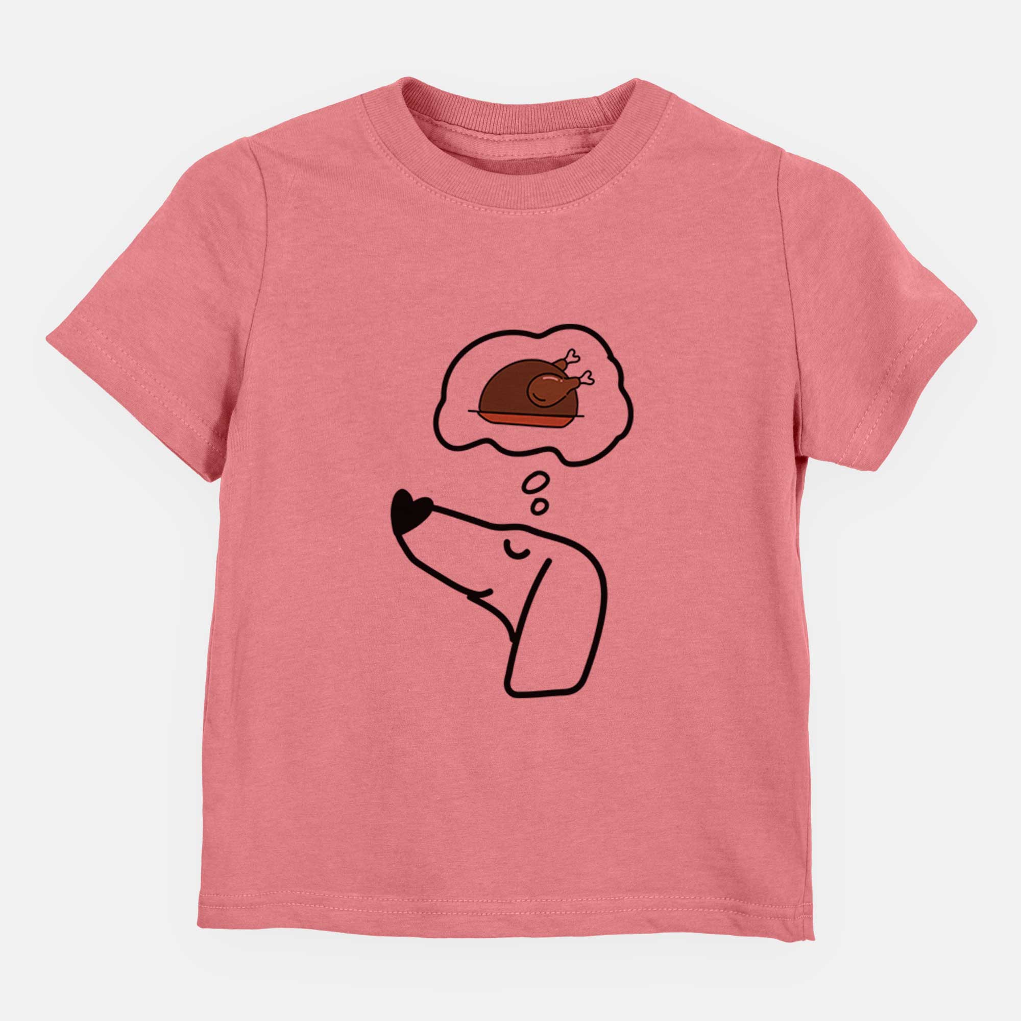 Turkey Thoughts Dachshund - Kids/Youth/Toddler Shirt