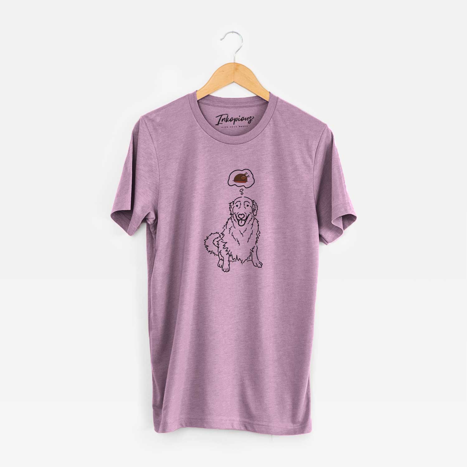 Turkey Thoughts Golden Retriever - Daisy - Unisex Crewneck