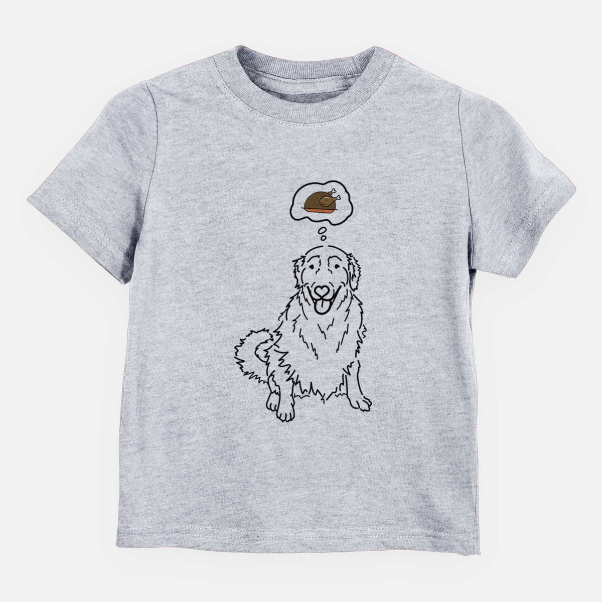 Turkey Thoughts Golden Retriever - Daisy - Kids/Youth/Toddler Shirt