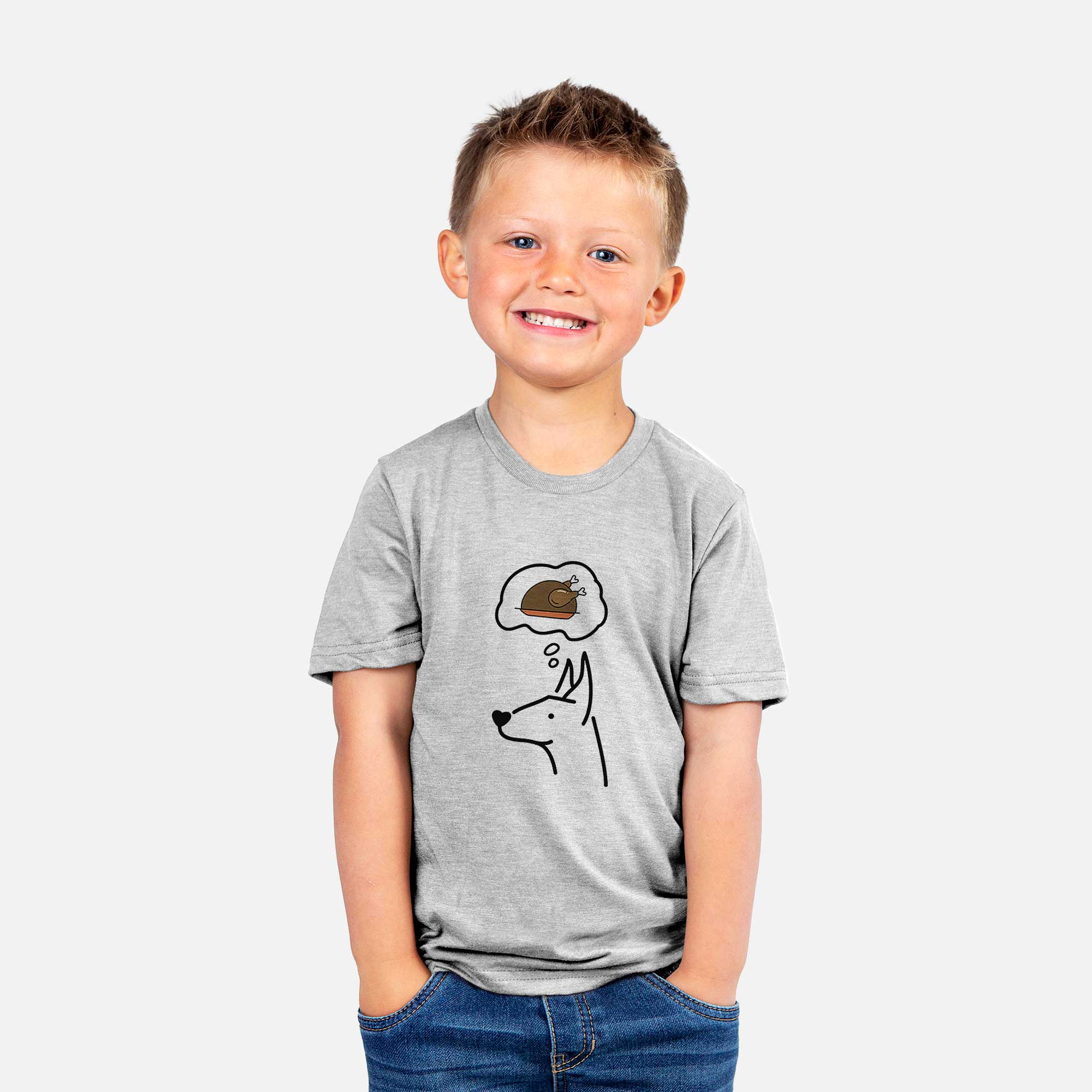 Turkey Thoughts Doberman Pinscher - Kids/Youth/Toddler Shirt