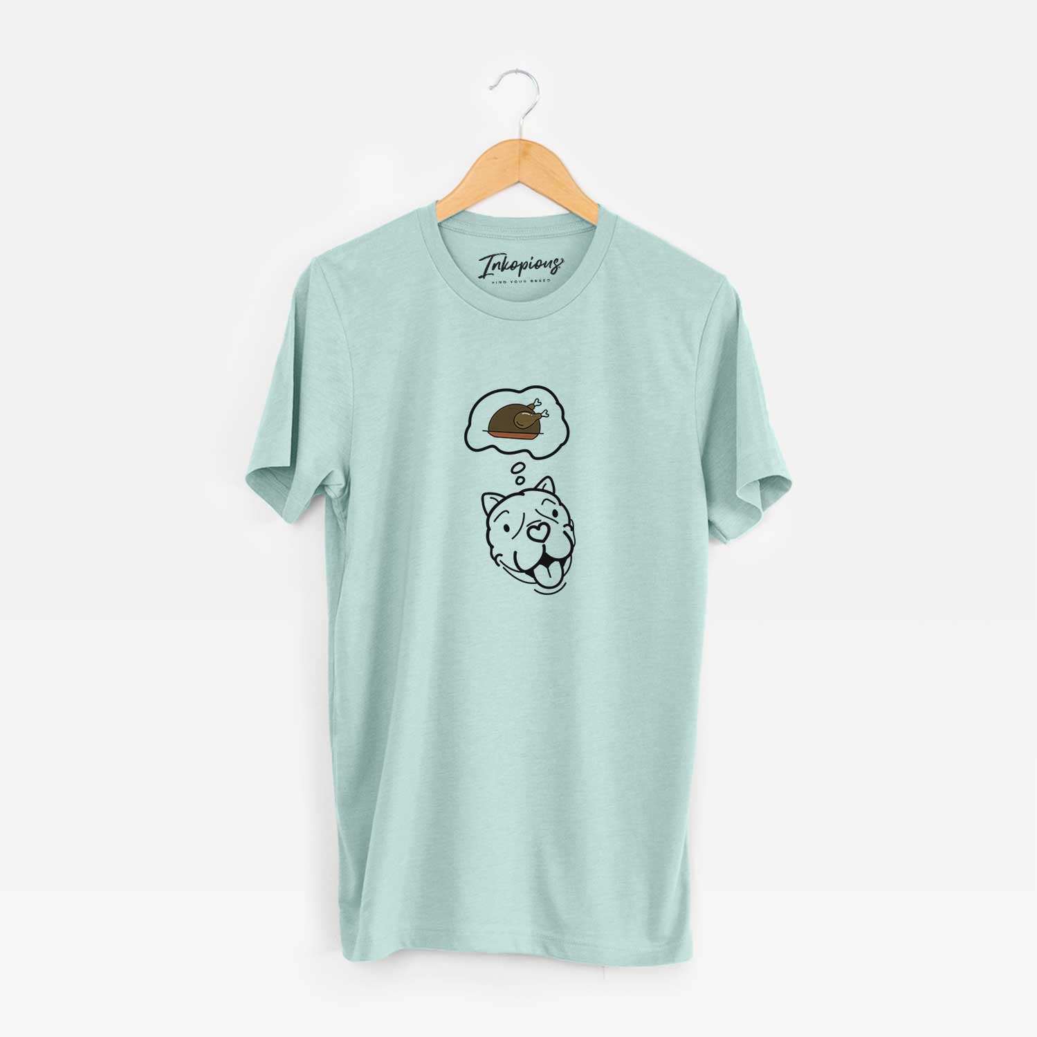 Turkey Thoughts American Bulldog - Draco - Unisex Crewneck