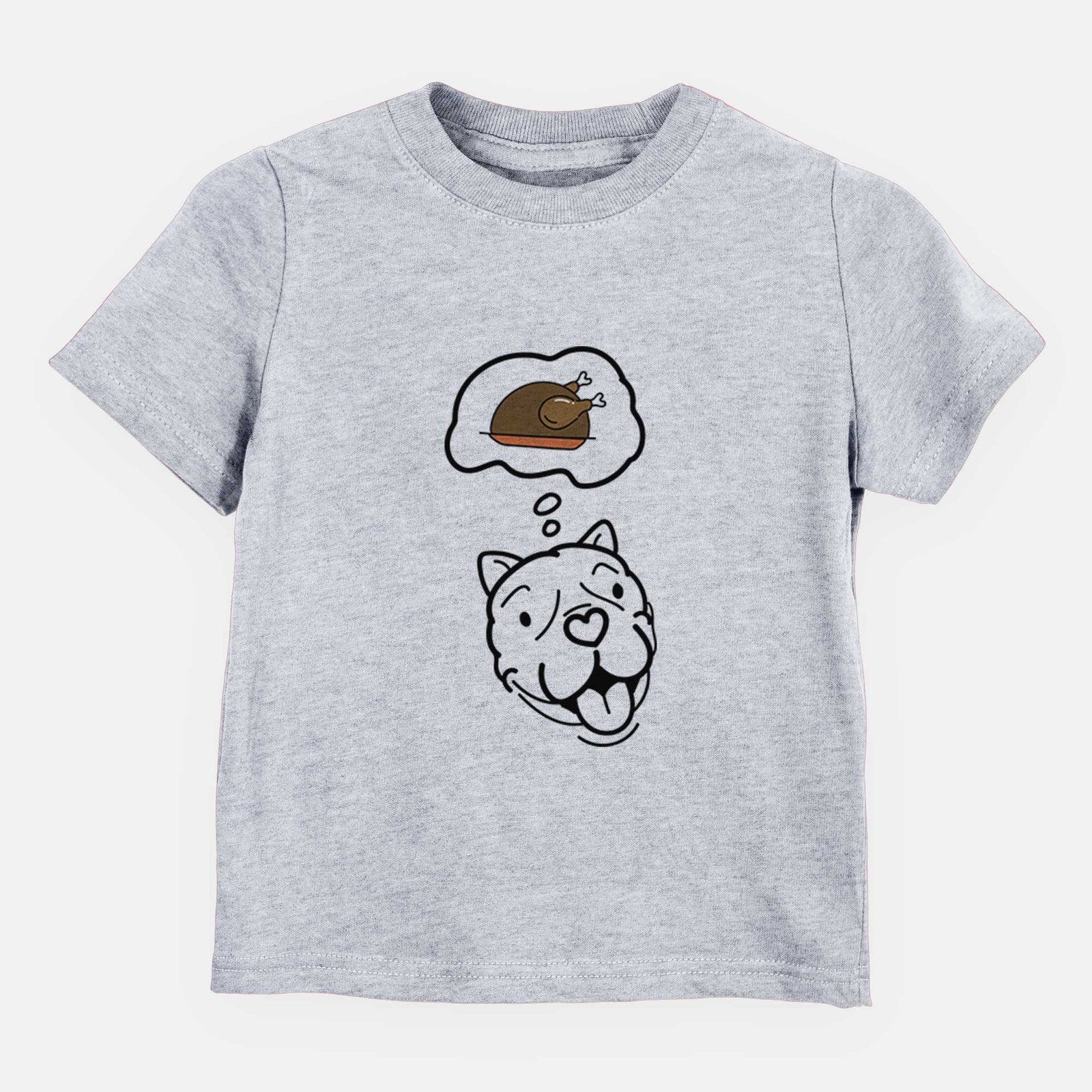 Turkey Thoughts American Bulldog - Draco - Kids/Youth/Toddler Shirt