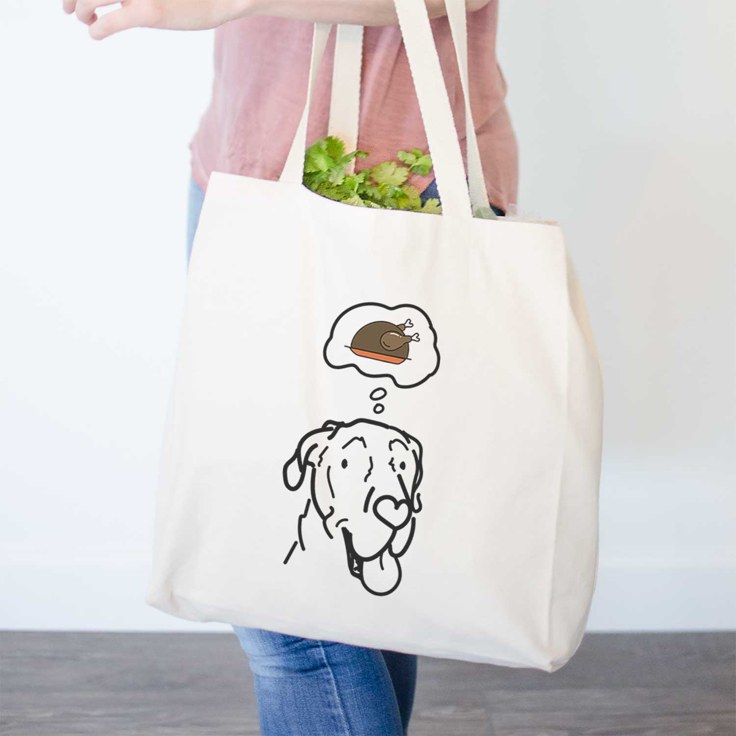 Turkey Thoughts Great Dane - Duncan - Tote Bag