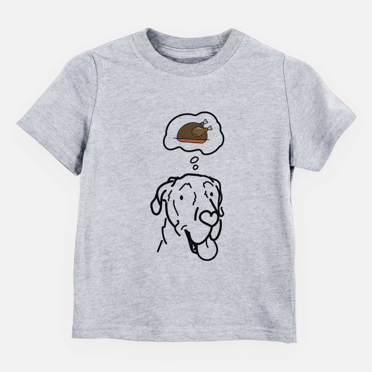 Turkey Thoughts Great Dane - Duncan - Kids/Youth/Toddler Shirt