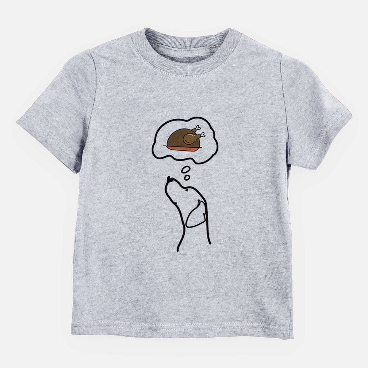 Turkey Thoughts English Pointer Profile - Kids/Youth/Toddler Shirt