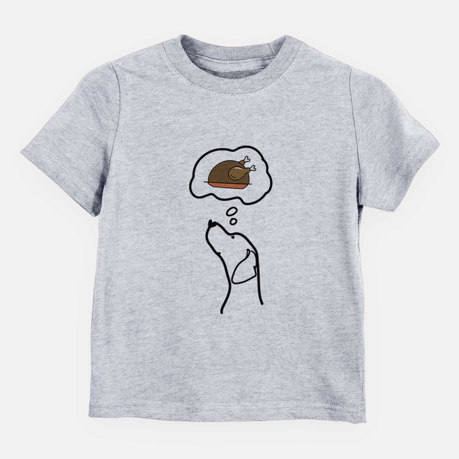 Turkey Thoughts English Pointer Profile - Kids/Youth/Toddler Shirt