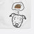 Turkey Thoughts Pitbull Mix - Ernie - Decorative Hand Towel