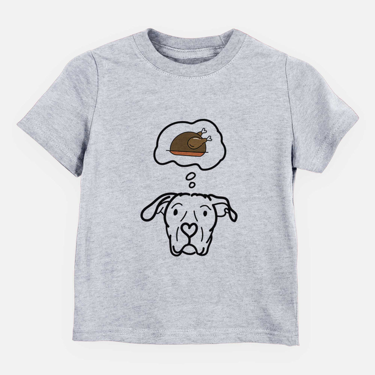 Turkey Thoughts Dogo Argentino - Genevieve - Kids/Youth/Toddler Shirt