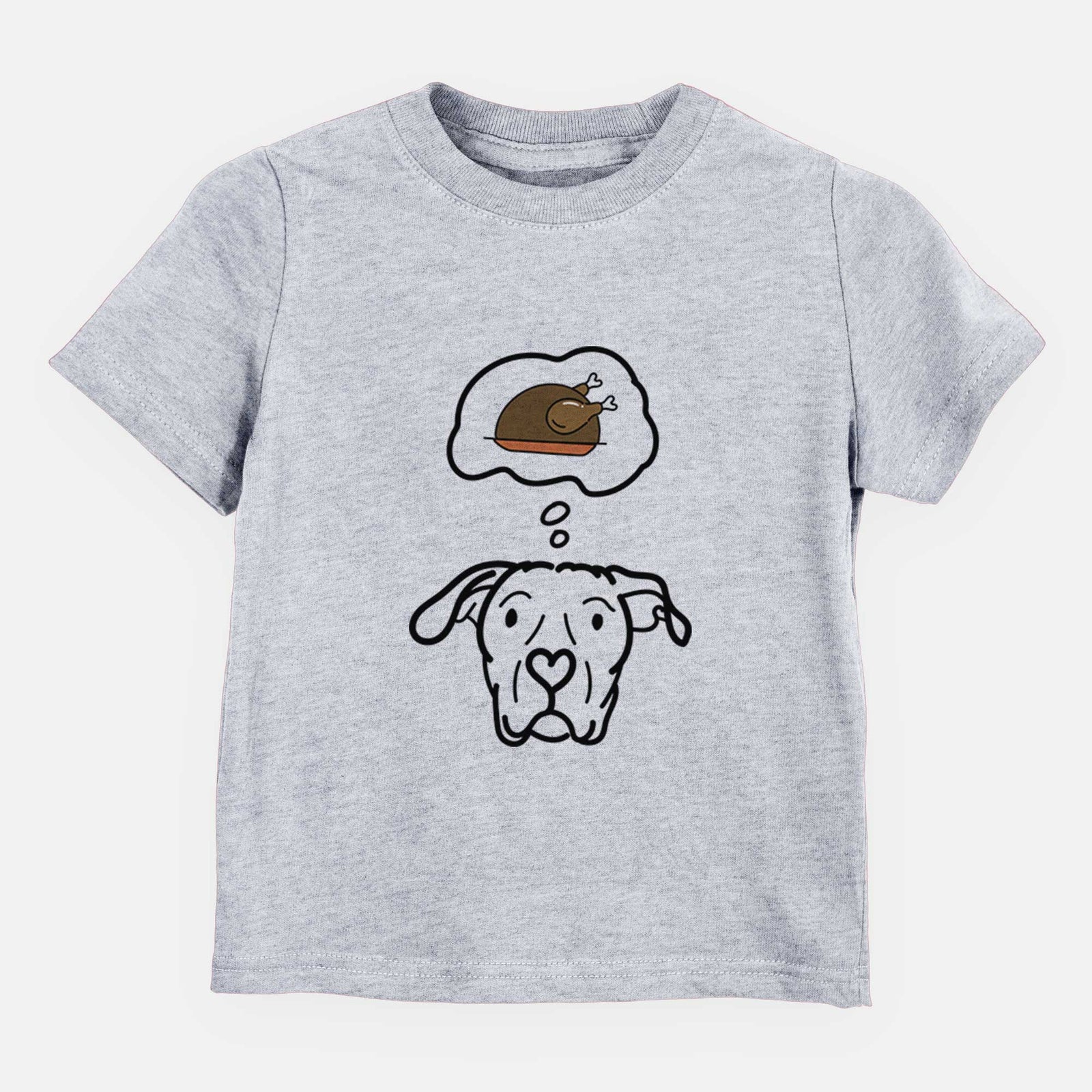 Turkey Thoughts Dogo Argentino - Genevieve - Kids/Youth/Toddler Shirt