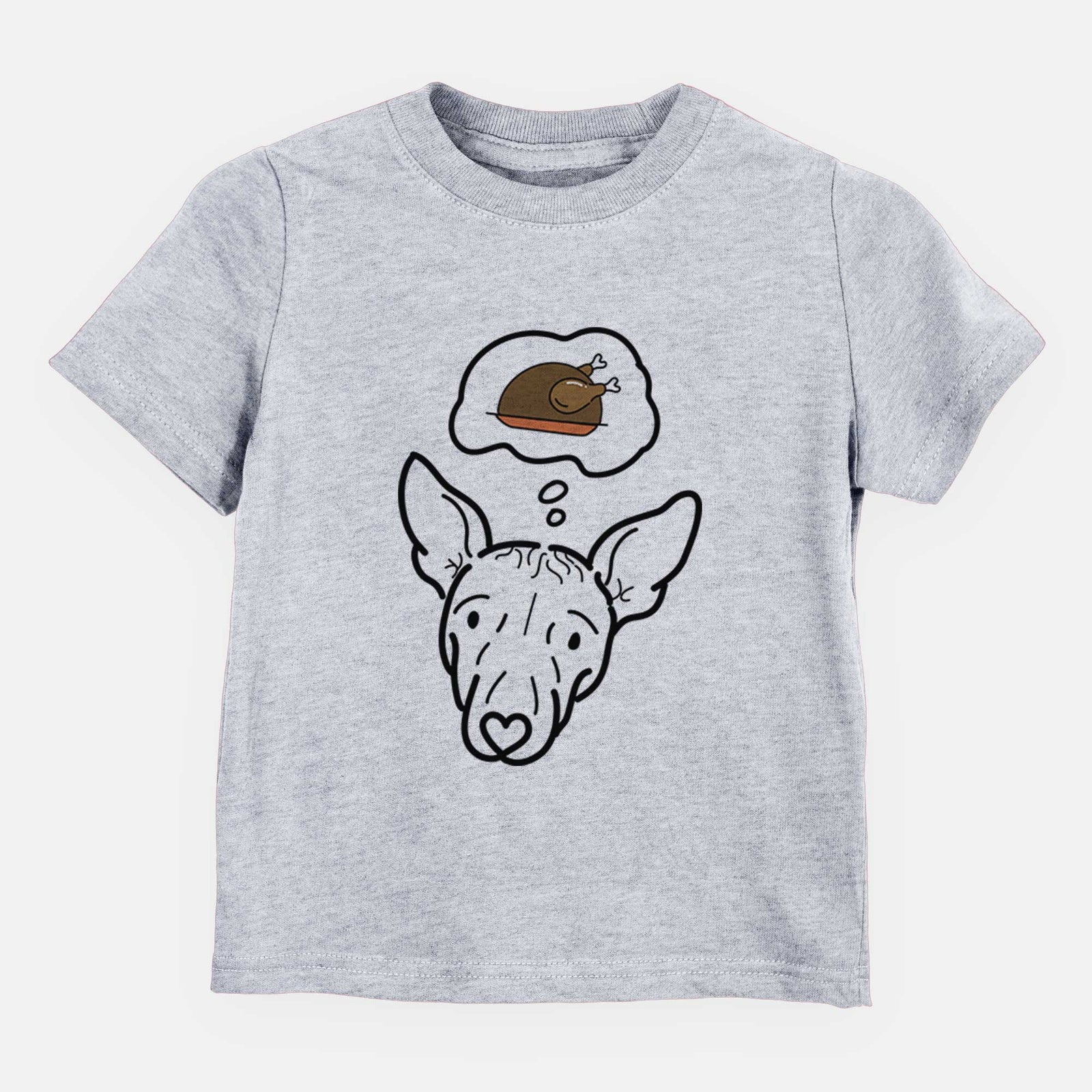 Turkey Thoughts American Hairless Terrier - Georgia - Kids/Youth/Toddler Shirt