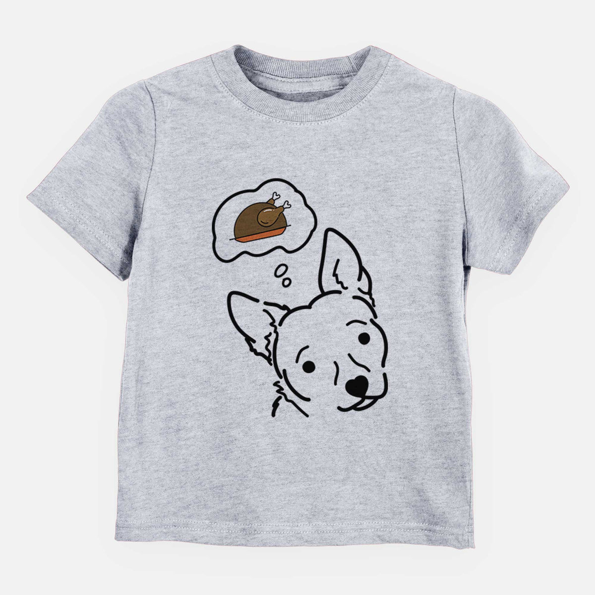 Turkey Thoughts Chihuahua Mix - GiGi - Kids/Youth/Toddler Shirt