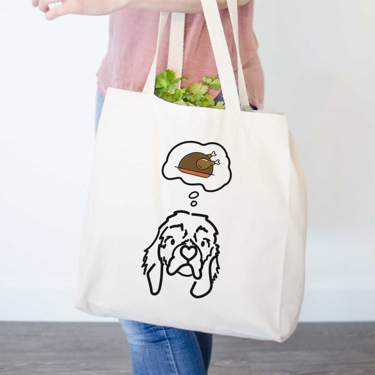 Turkey Thoughts Cocker Spaniel - GiGi - Tote Bag