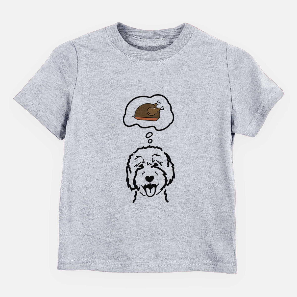 Turkey Thoughts Goldendoodle 2 - Kids/Youth/Toddler Shirt