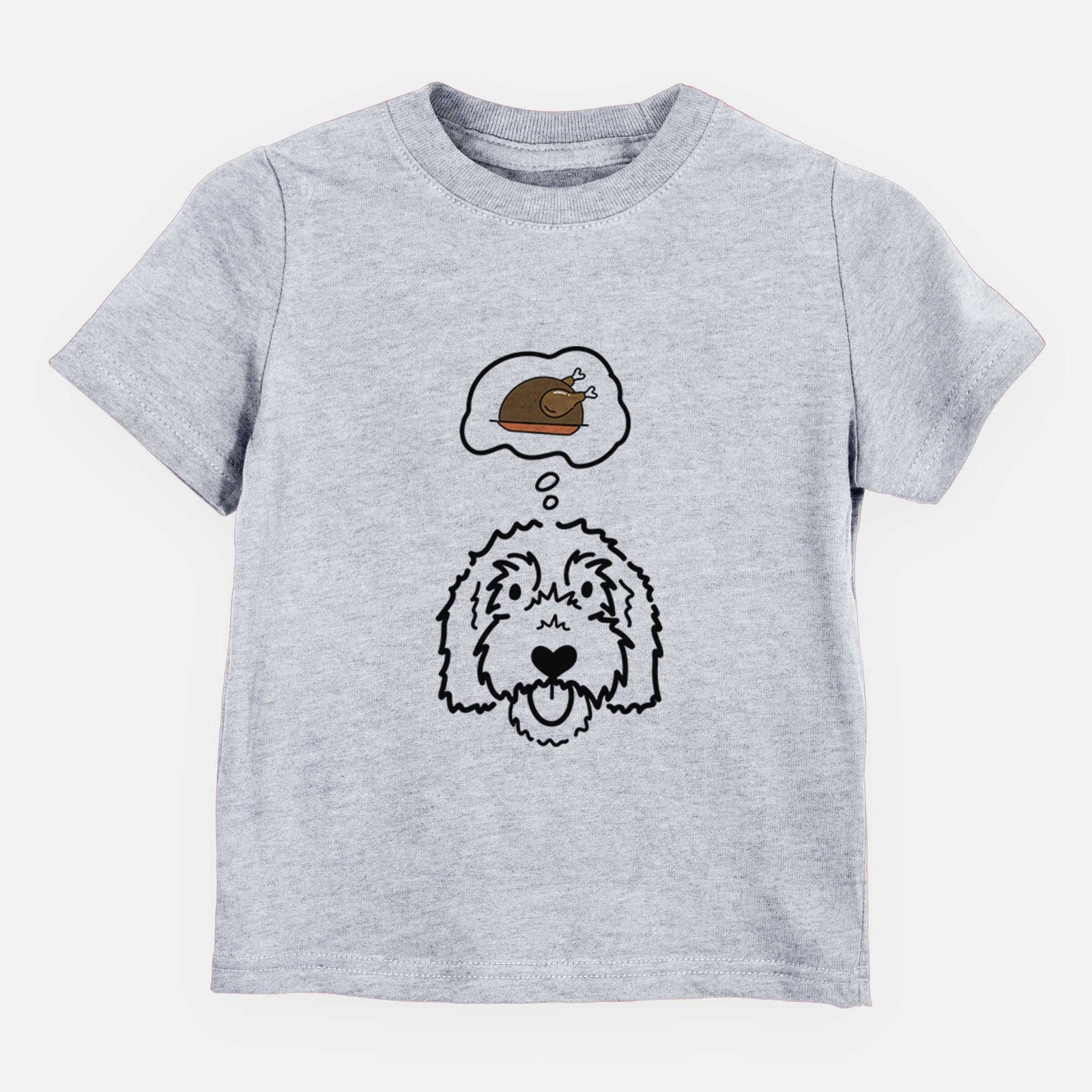 Turkey Thoughts Goldendoodle - Gus - Kids/Youth/Toddler Shirt