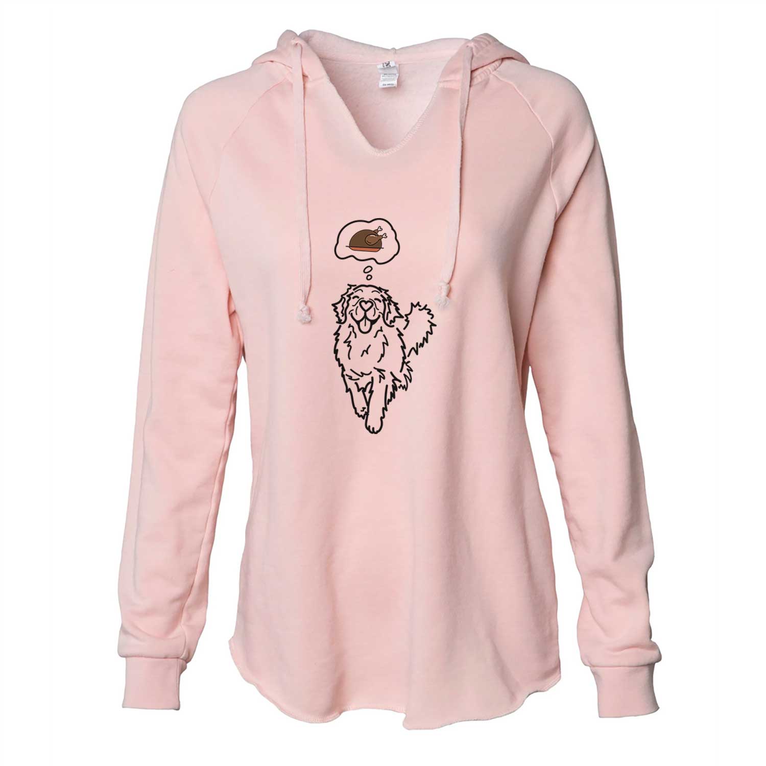 Turkey Thoughts Golden Retriever - Hamlet - Cali Wave Hooded Sweatshirt