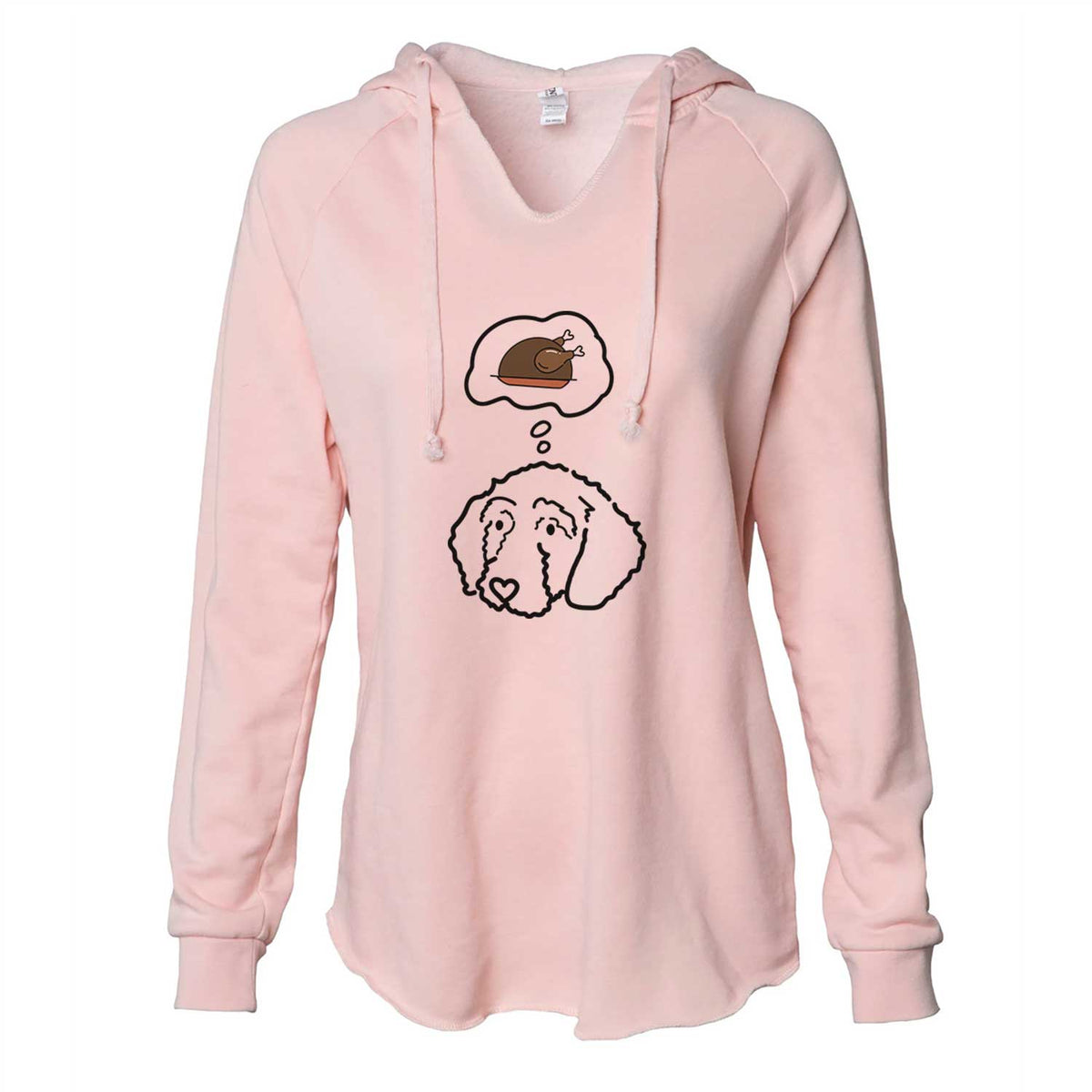 Turkey Thoughts Goldendoodle - Hanna - Cali Wave Hooded Sweatshirt