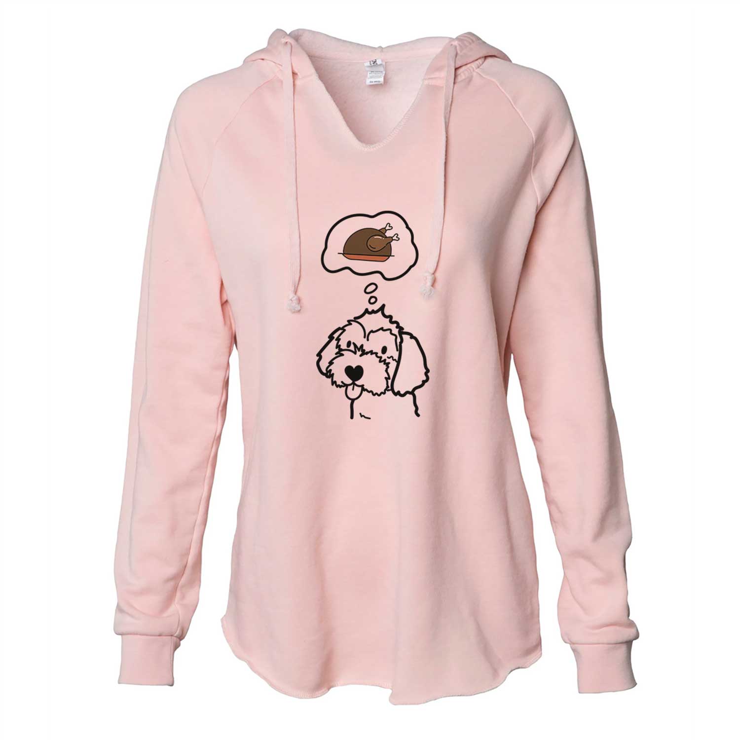Turkey Thoughts Havapoo - Cali Wave Hooded Sweatshirt