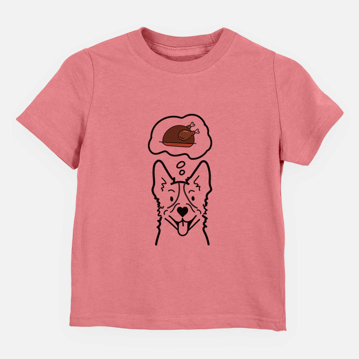 Turkey Thoughts Heeler - Kids/Youth/Toddler Shirt