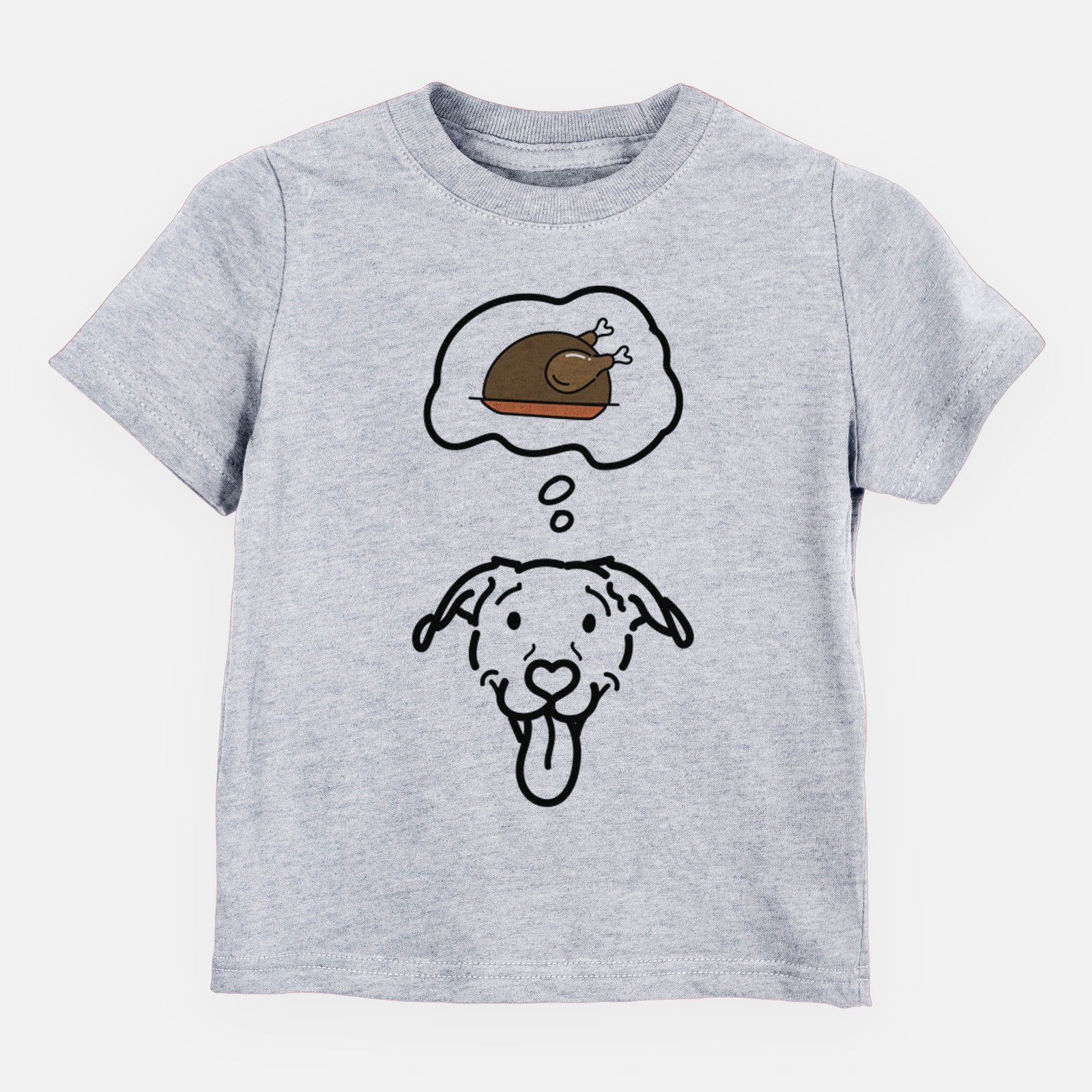 Turkey Thoughts Pitbull Mix - Hemi - Kids/Youth/Toddler Shirt