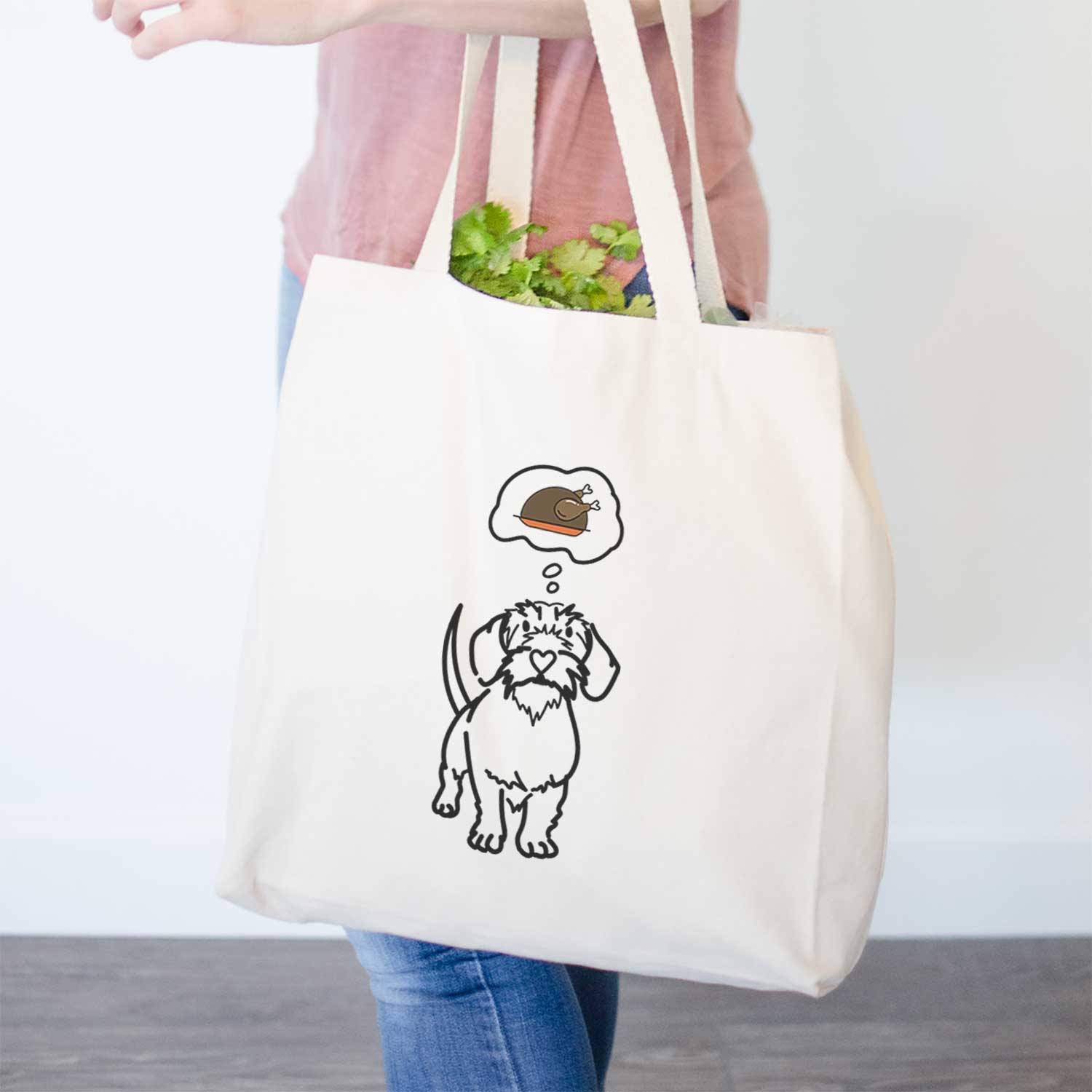 Turkey Thoughts Wire Dachshund - Henry - Tote Bag
