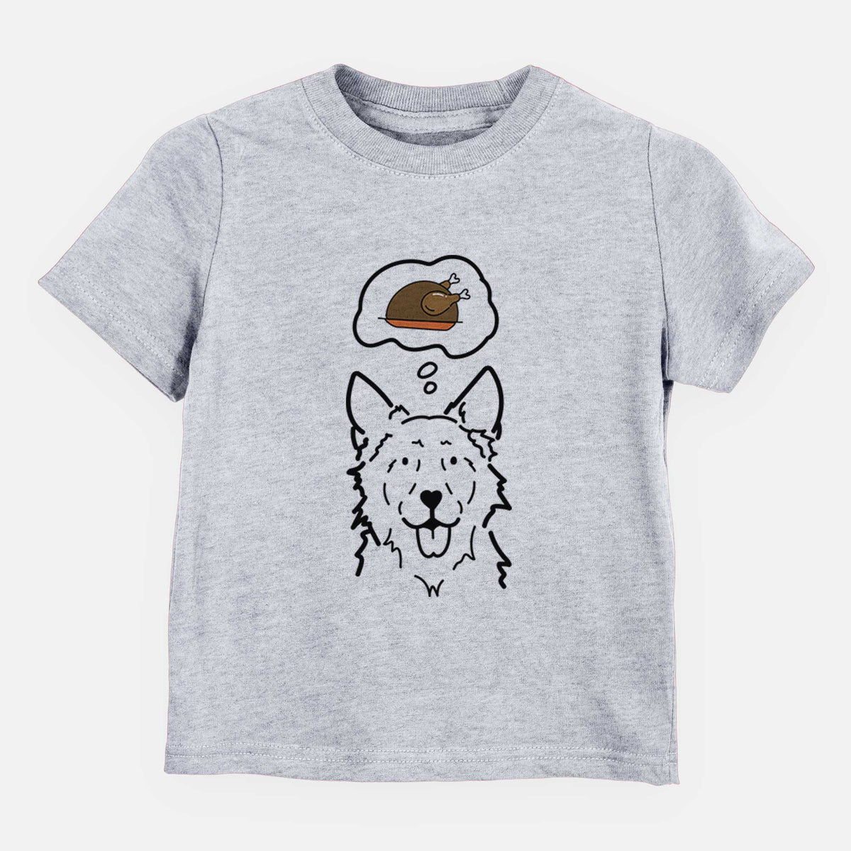 Turkey Thoughts Mudi - Jack - Kids/Youth/Toddler Shirt