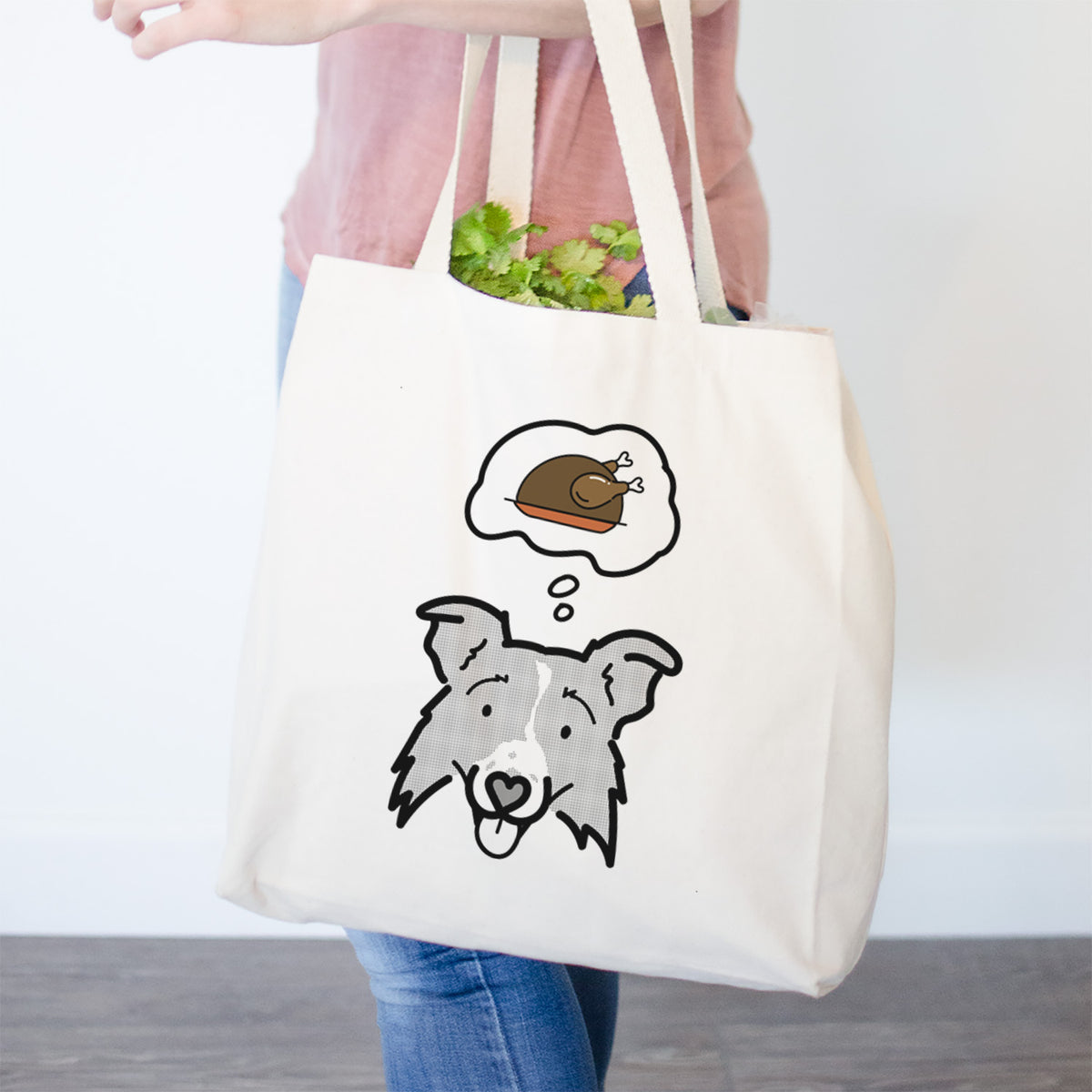 Turkey Thoughts Border Collie 2.0 - Jam - Tote Bag