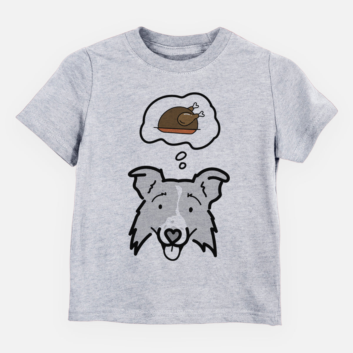 Turkey Thoughts Border Collie 2.0 - Jam - Kids/Youth/Toddler Shirt