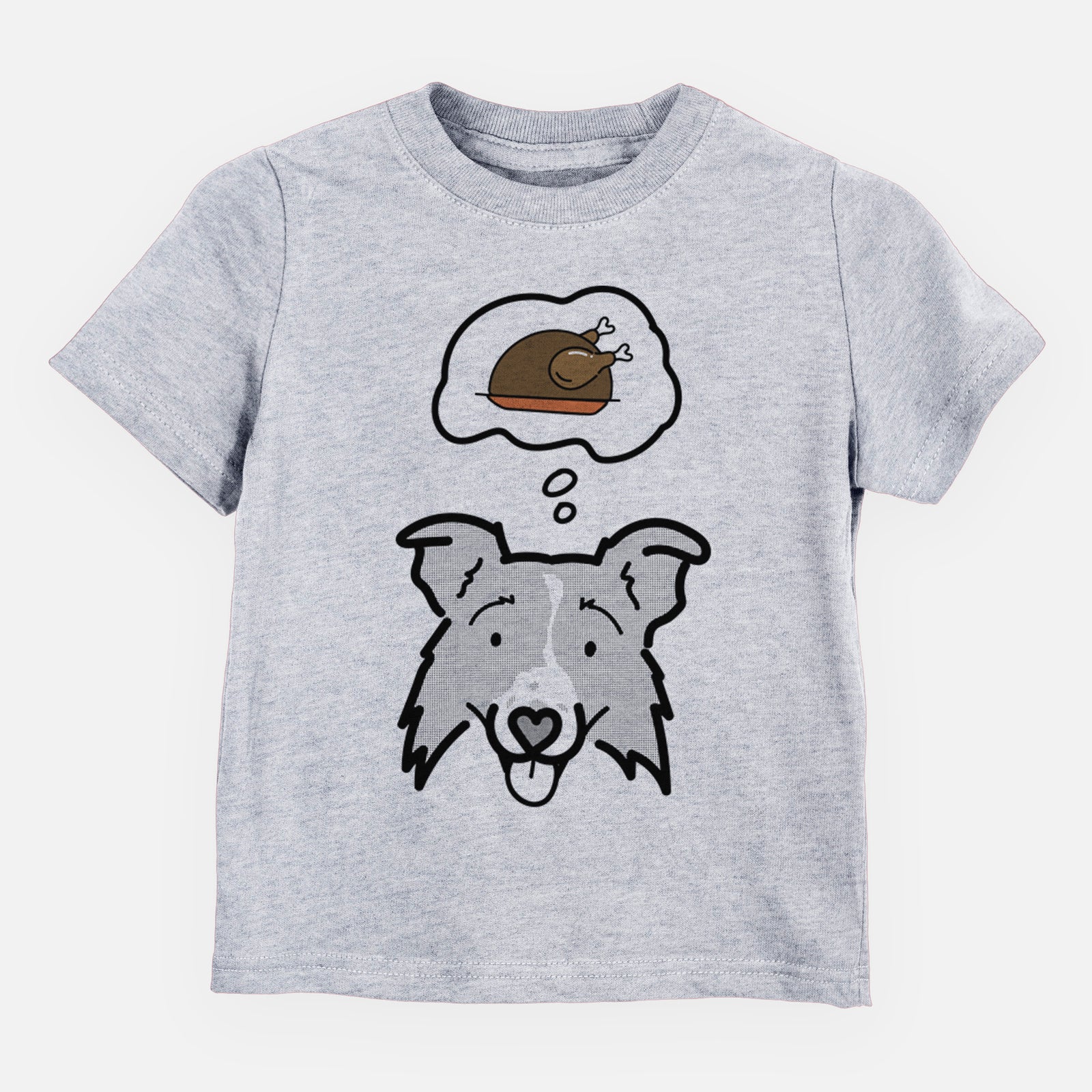 Turkey Thoughts Border Collie 2.0 - Jam - Kids/Youth/Toddler Shirt