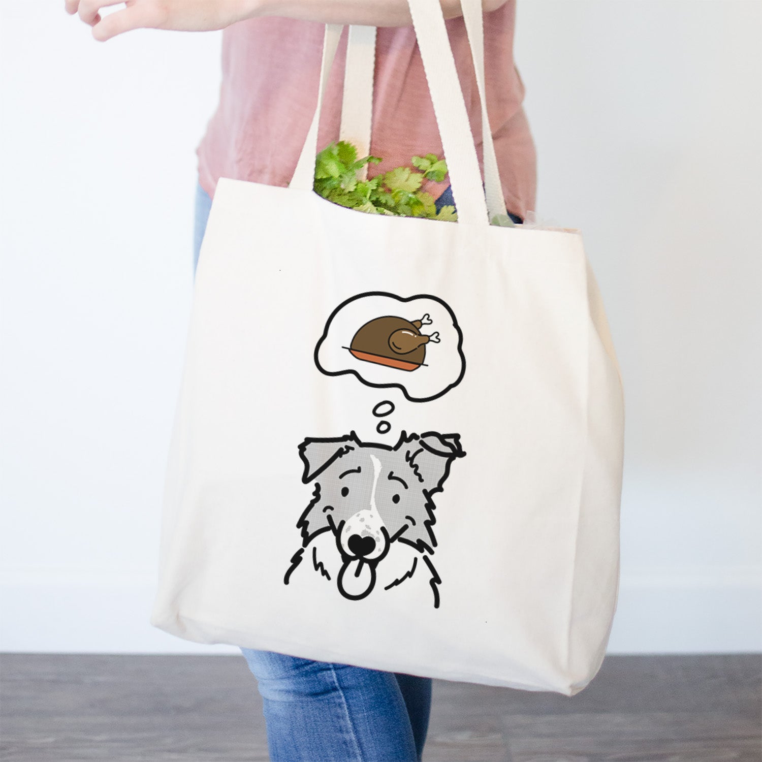 Turkey Thoughts Border Collie - Jam - Tote Bag